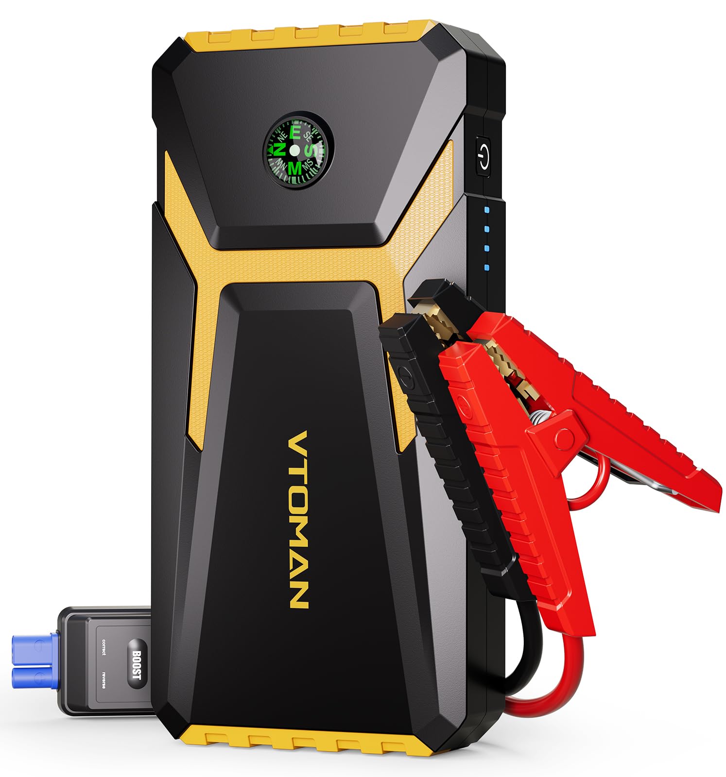 Vtoman V6 Pro 2000A Jump Starter, Car Battery Jumper Starter Portable For 7L Gas/5L Diesel Engines, Jump Box,12V Auto Jump Start