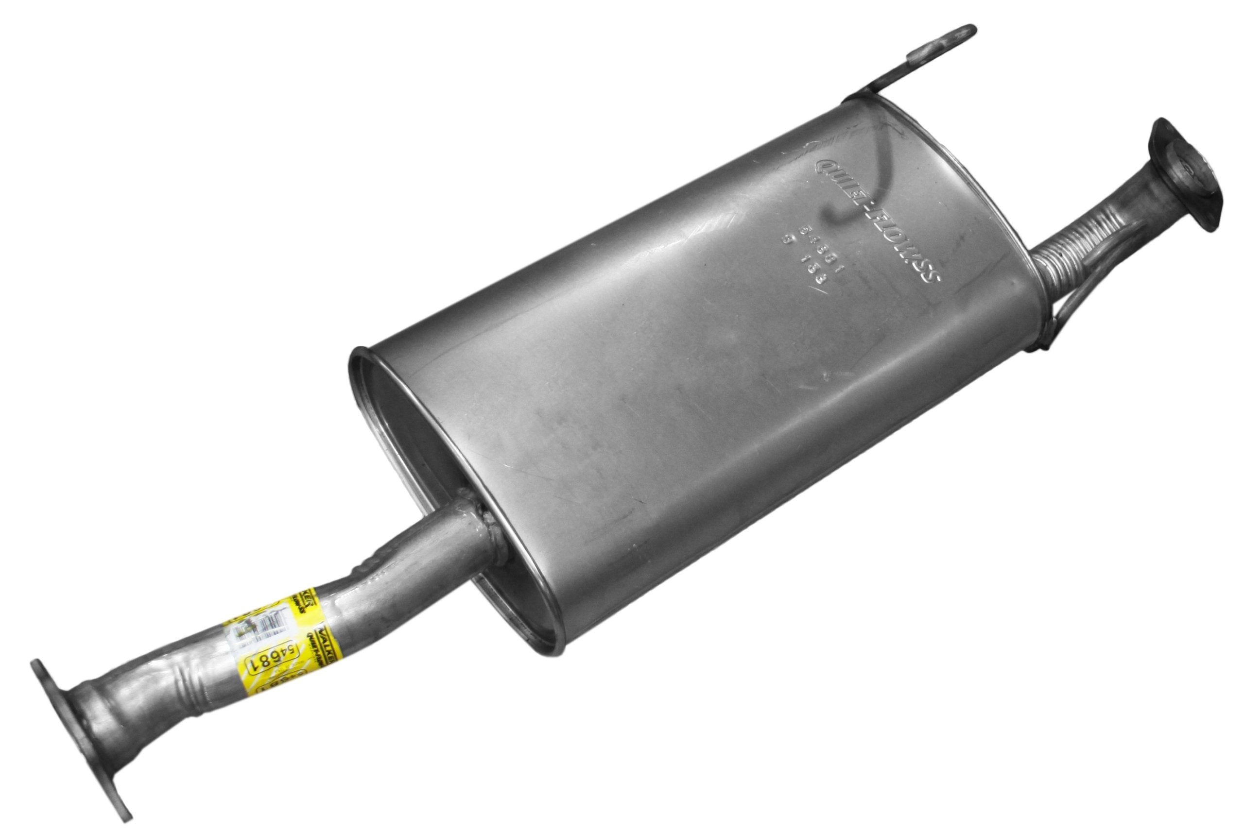 Walker Quiet-Flow Ss 54681 Direct Fit Exhaust Muffler Assembly 2.25 Inlet (Od) 2.25 Outlet (Od) For Toyota 4Runner