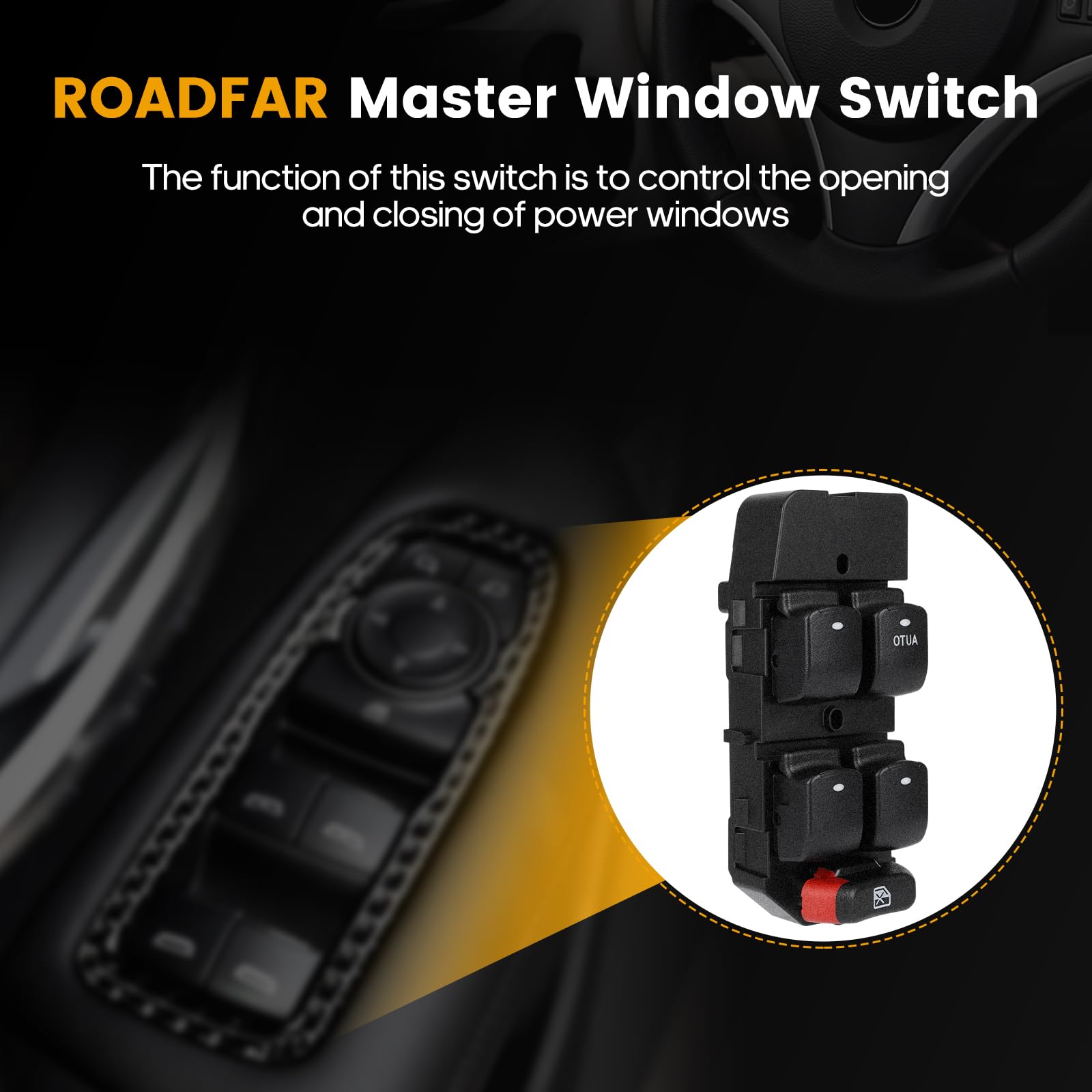 Window Switch Master Power Window Switch Replacement Parts Fits For For Chevrolet Malibu (08-04)
