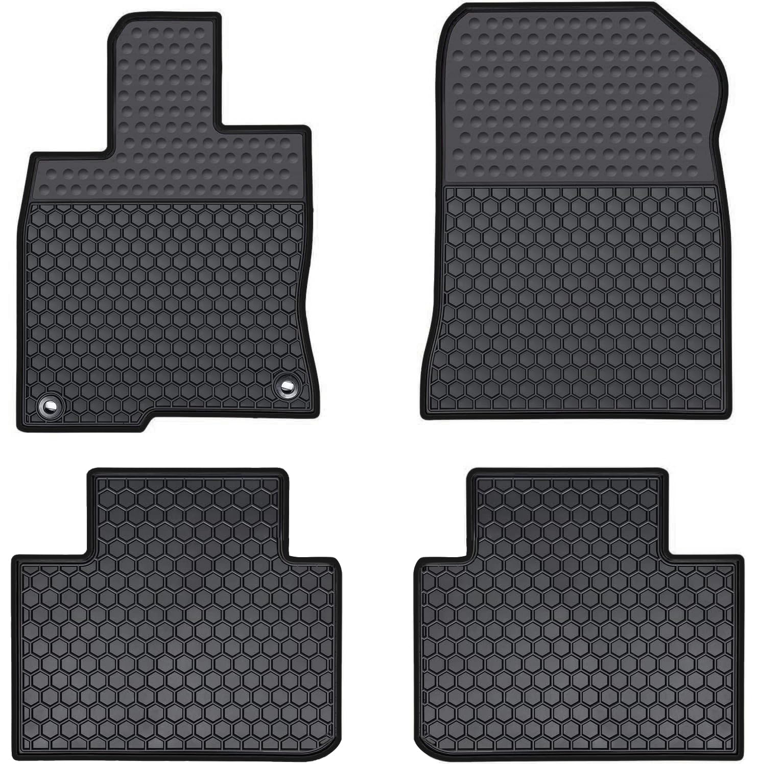 Hd-Mart Car Floor Mat For Honda Civic 11Th 2022-2025(Hybrid), Custom Fit Civic Sedan Hatchback Si Auto Floor Liners Mat Full Bla
