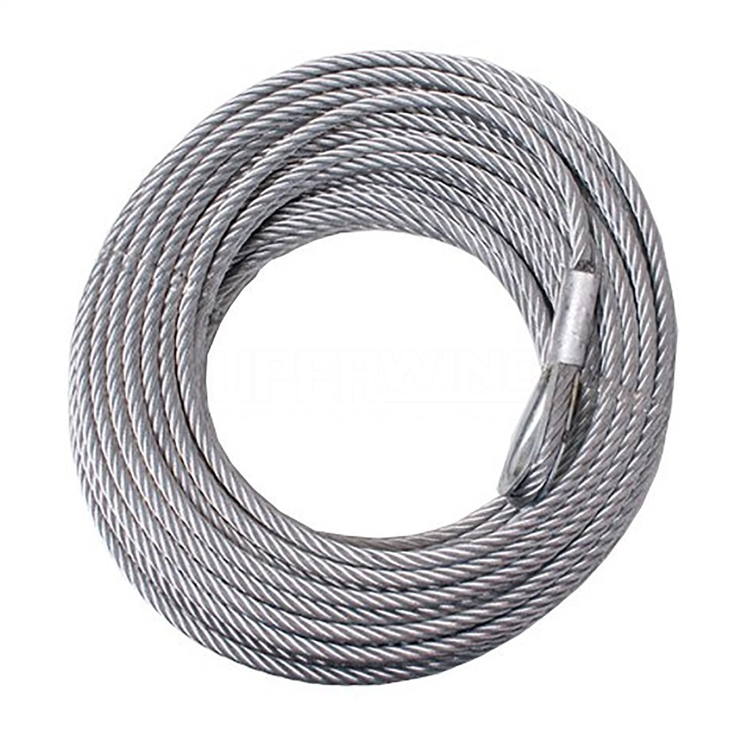 Superwinch 90-24563 Steel Wire Winch Rope 1/2' X 90' Fits Tiger Shark 17500 Tiger Shark 18000 Talon 14 Talon 18 Winches