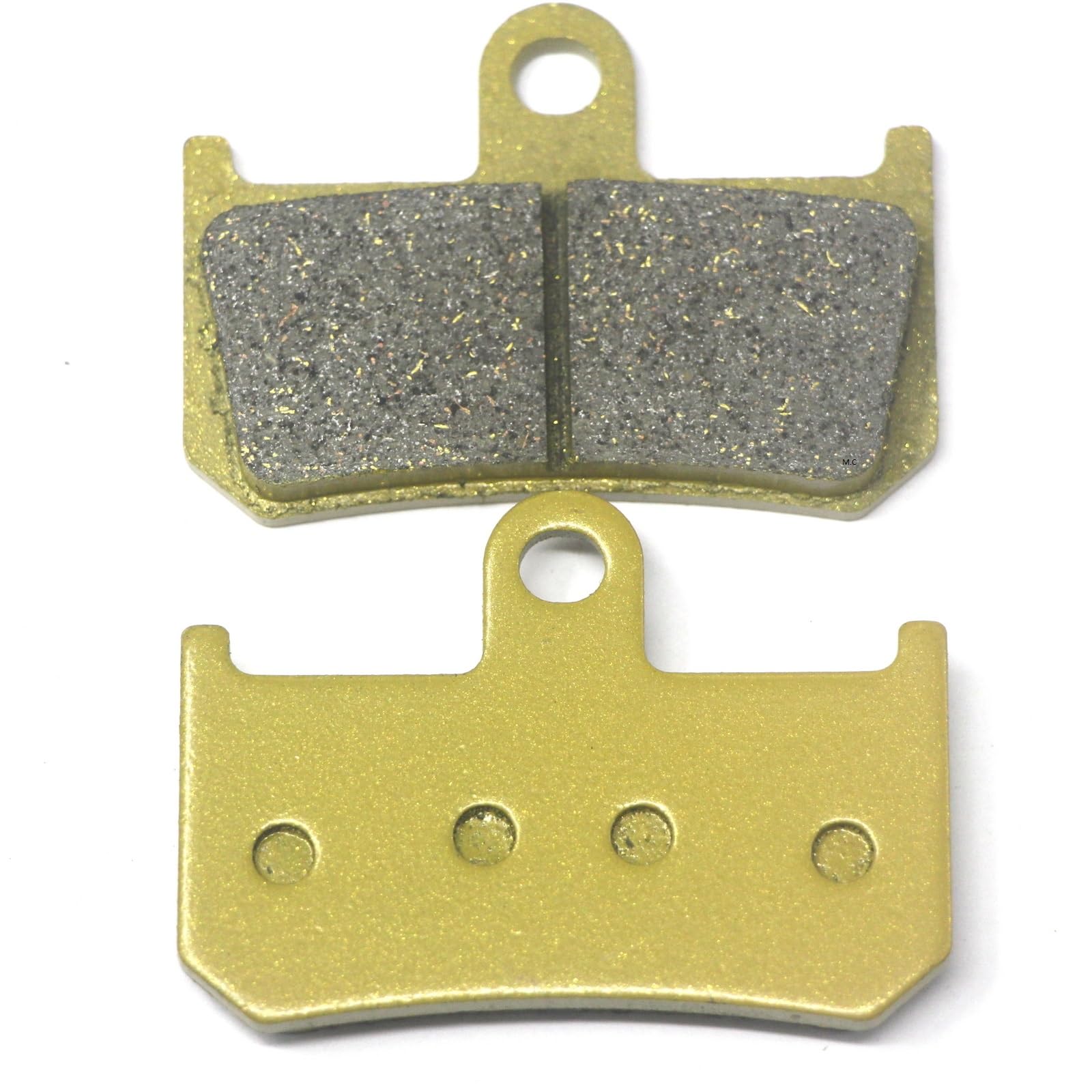 Master Chen Front Rear Brake Pads Brakes for Yamaha YZF R1 2007 2008 2009 2010 2011 2012 2013 2014 (6 piston radial caliper) FA4