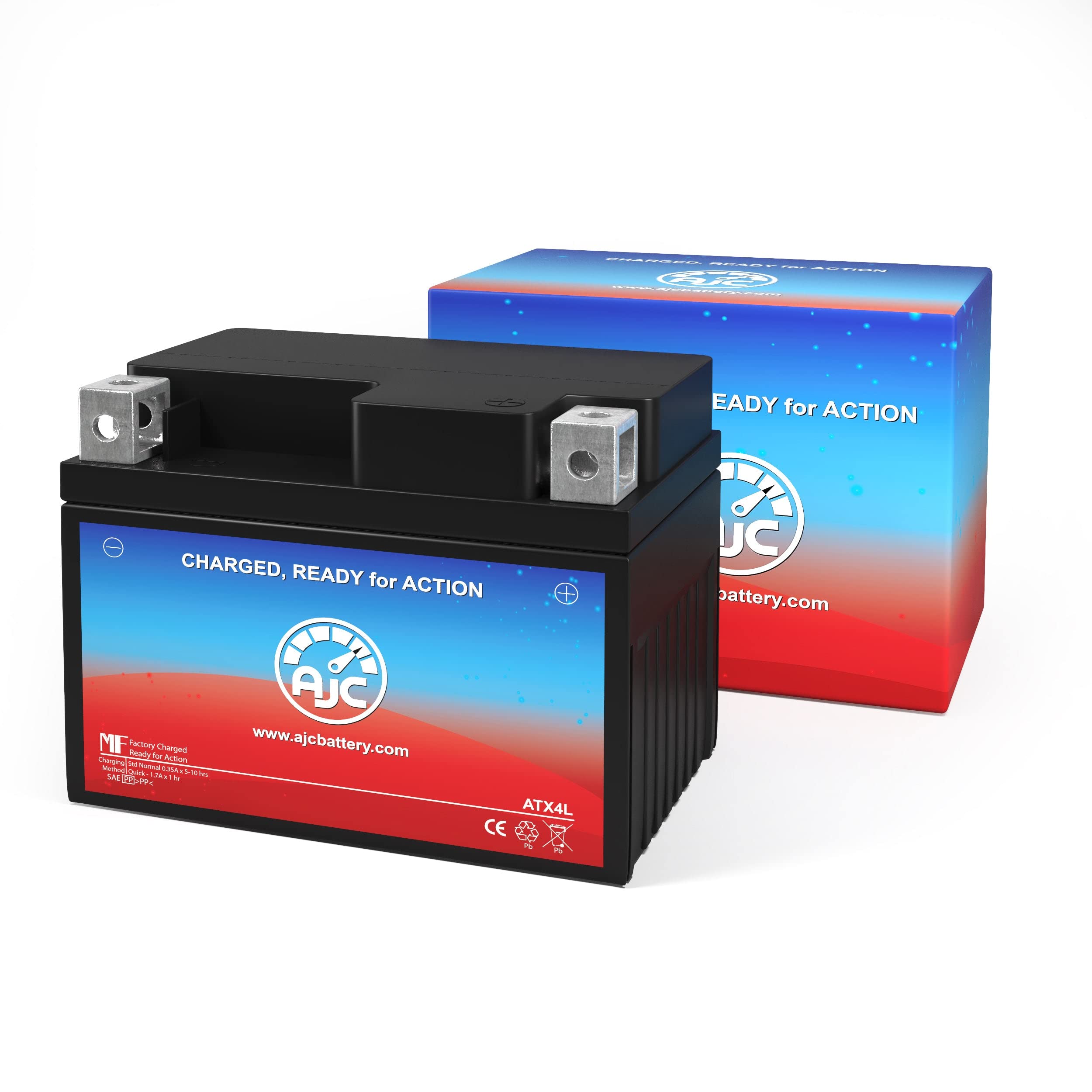 AJC Battery Compatible with Exide 4L-BS Powersports Battery