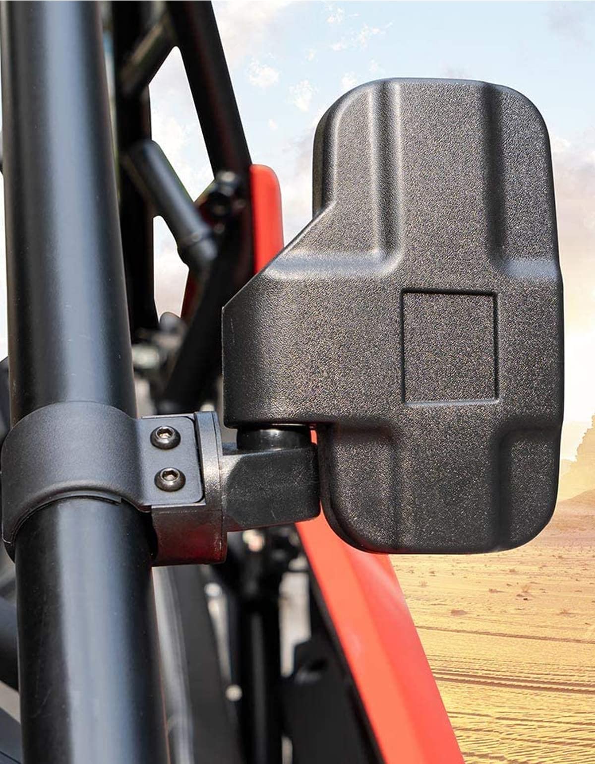 KEMIMOTO UTV Mirrors UTV Side Mirrors Fits 1.6 inch to 2 inch Roll Cage Compatible with Polaris RZR 900 1000 Can Am Kawasaki Mul