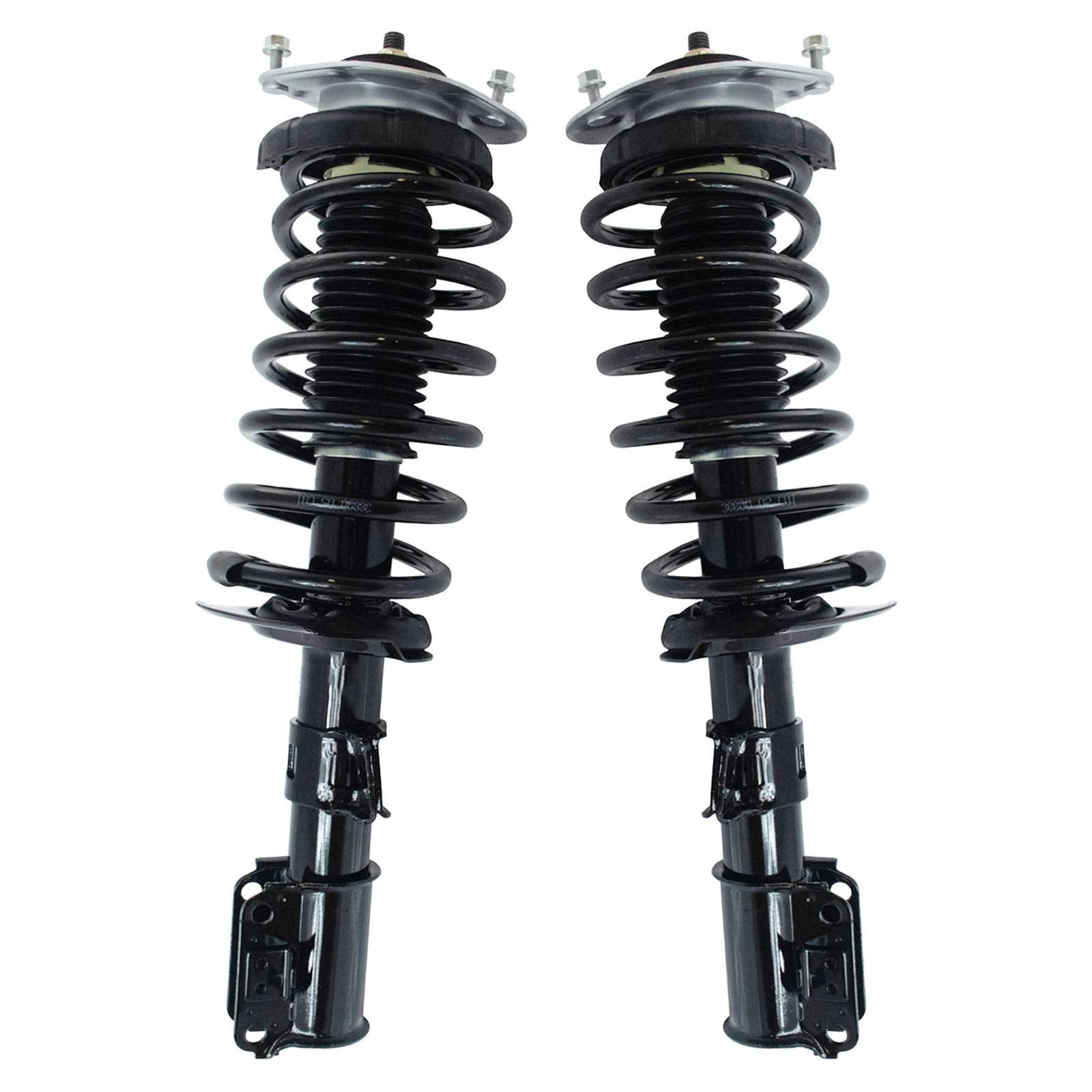 Trq Front Strut & Coil Spring Assembly Set Driver & Passenger Sides Compatible With 01-02 Volvo V70 03-07 Xc70