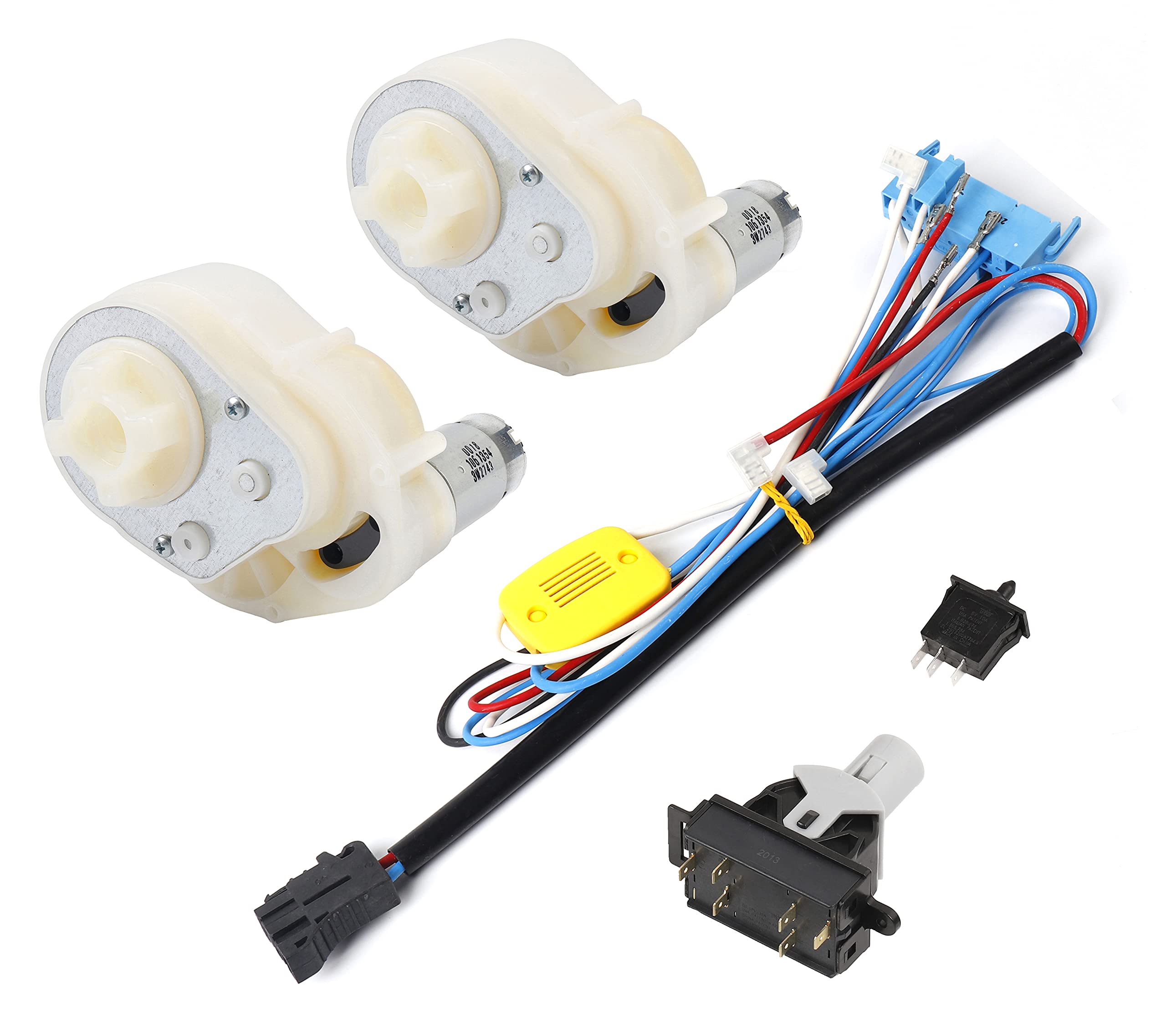 JONATURE Overhaul Kit HLR Wiring Harness MEIE0500 Gear Shifter Foot Switch Motor Gearbox for Peg Perego John-Deere Gator Childre