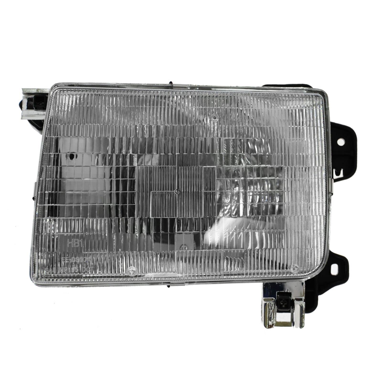 Trq Driver & Passenger Side Headlight Assembly Set Headlights Driver & Passenger Side Compatible With 1998-2000 Nissan Frontier