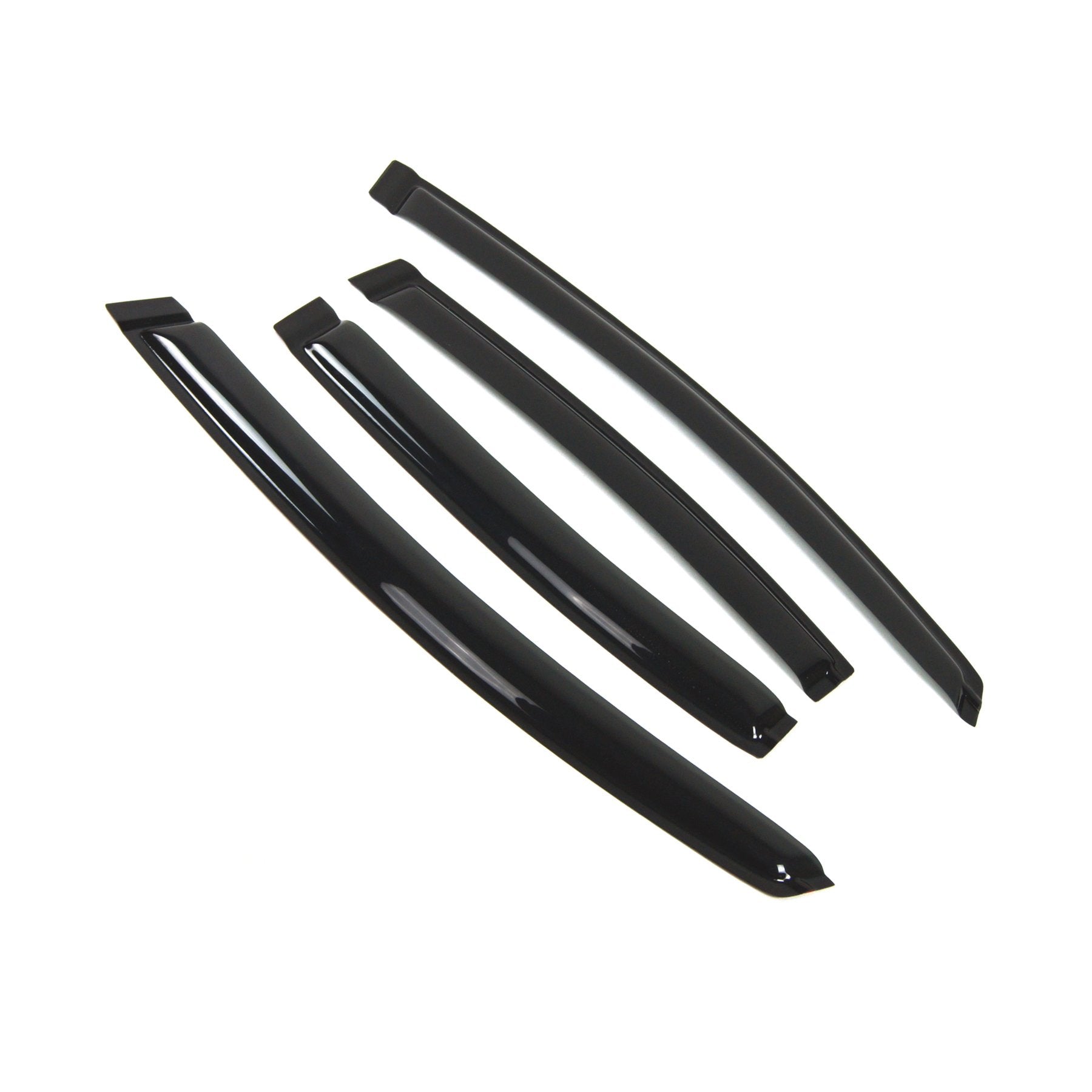 Tuningpros Outside Mount Window Vent Visors Rain Guards Compatible With Honda Civic Sedan 2012-2015 | Side Window Wind Deflector