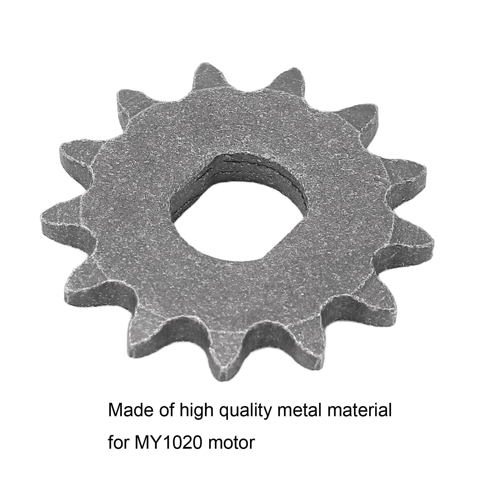 Alomejor Motor Sprocket 25H 13T Metal Electric Scooter Motor Engine Sprocket Chain Wheel for MY1020 Motor