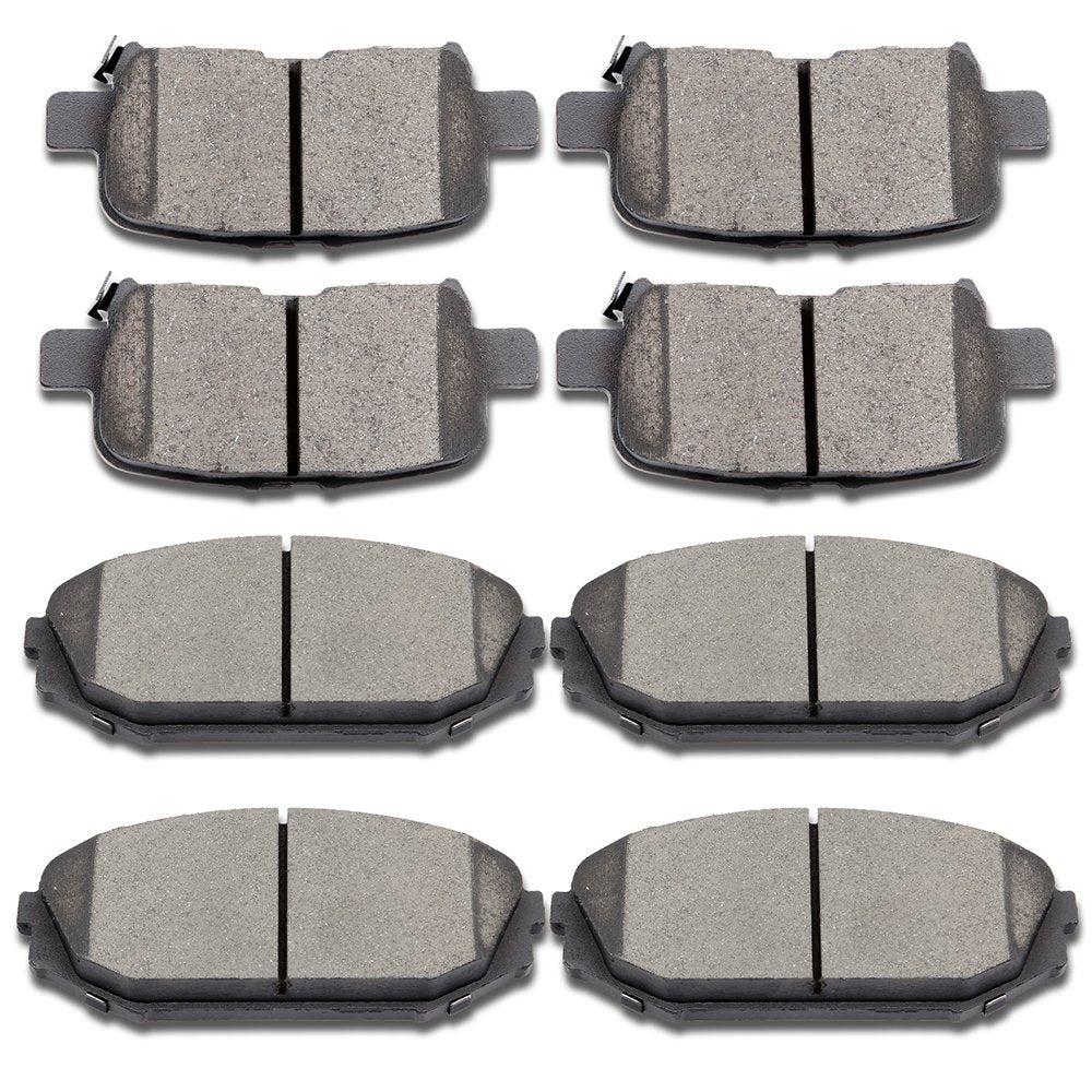Cciyu D793 D865 Ceramic Front Rear Brake Pad Set Fit For 2001-2002 For Acura Mdx,2002-2004 For Honda Odyssey