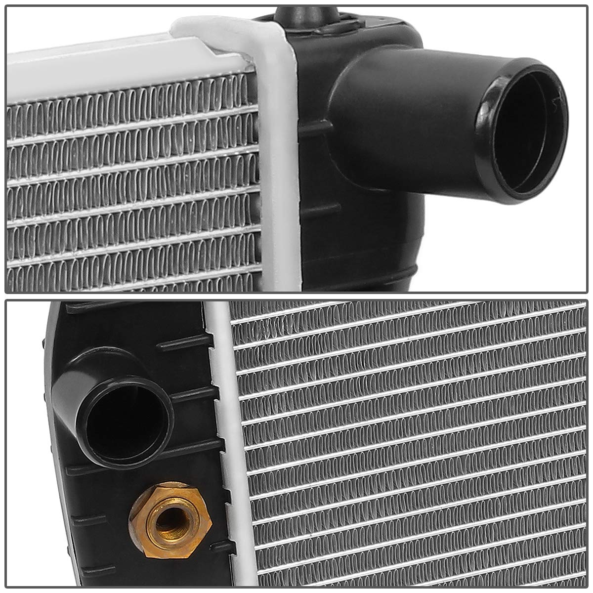Auto Dynasty Radiator Compatible With 06-11 Chevy Hhr At Mt, Dpi 2850 Factory Style 1-Row Cooling Radiator, Aluminum Core