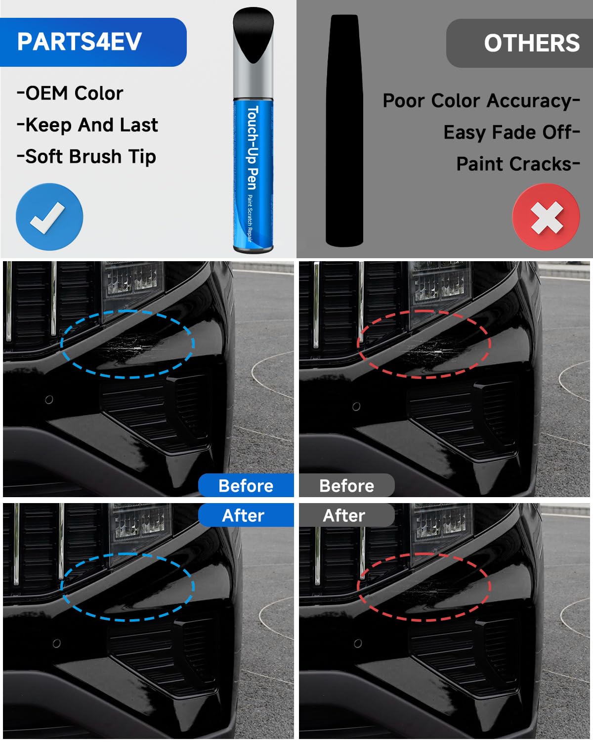 RSACET Touch Up Paint Compatible with Mazda Exact Match Touch Up Paint Car Scratch Repair (Copper Red Mica(32V))