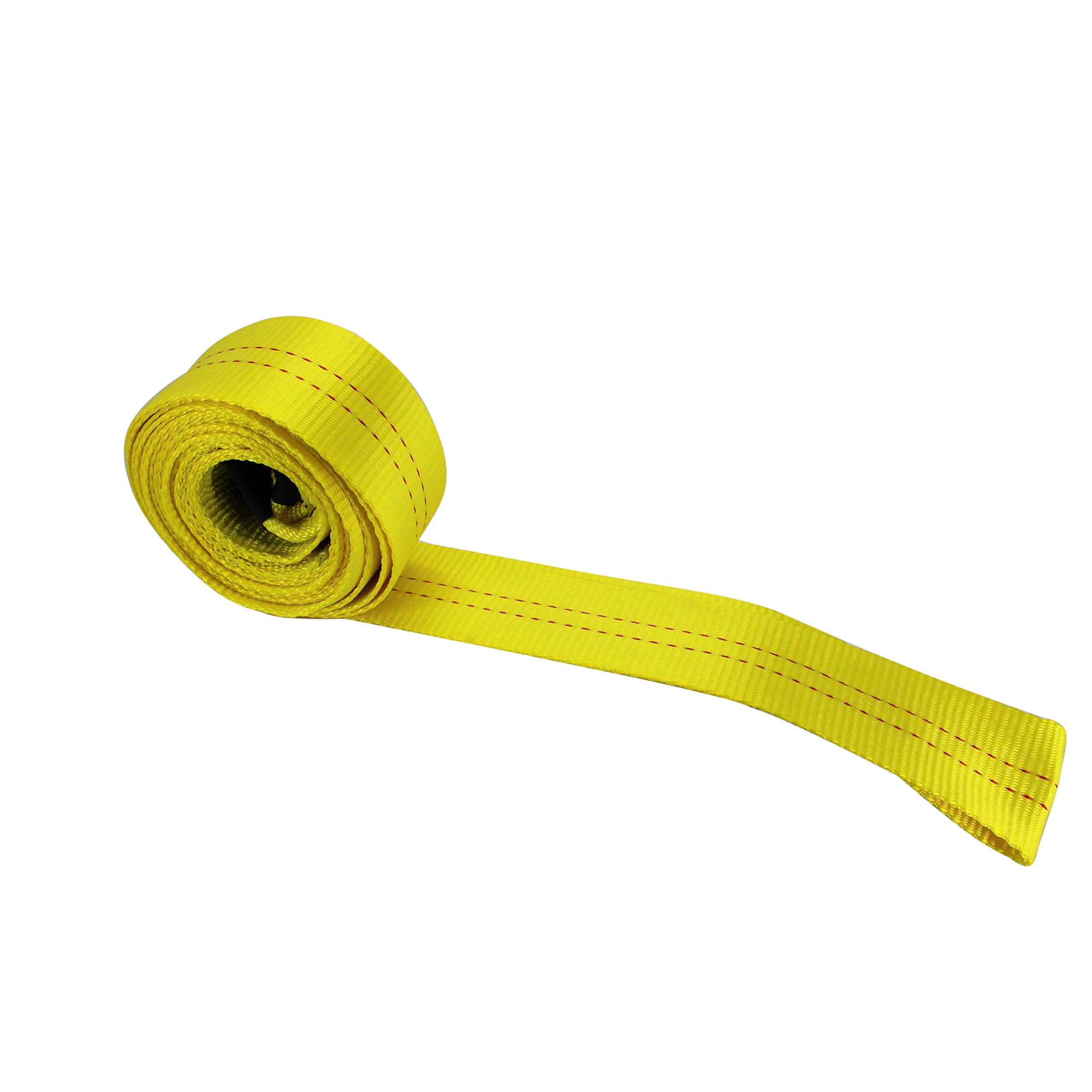 HFS(R) Yellow Tree Saver, Winch Strap, Tow Strap 30,000 Pound Capacity (3X20FT)
