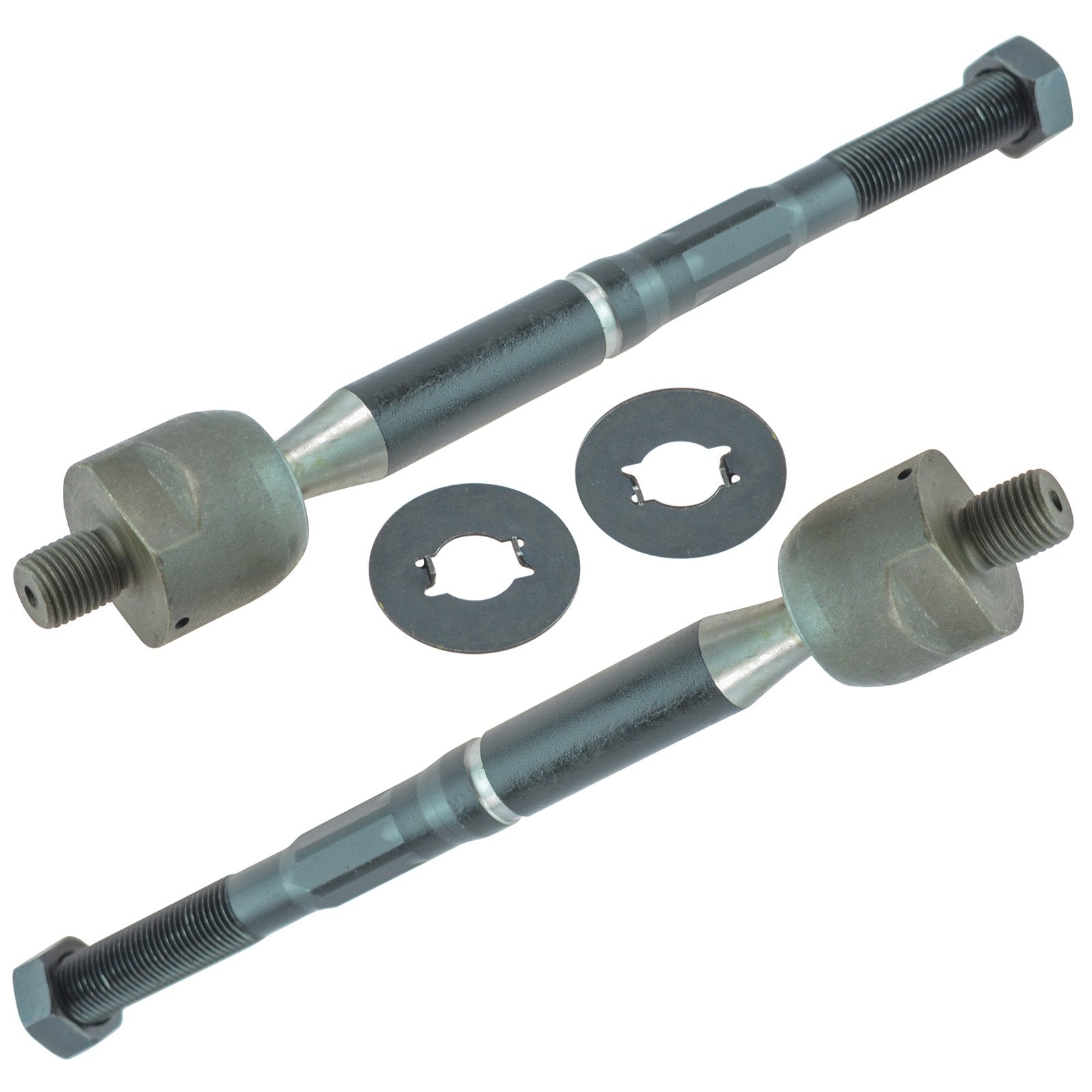 TRQ Front Inner Tie Rod Set Compatible with 2001-2003 Toyota Highlander
