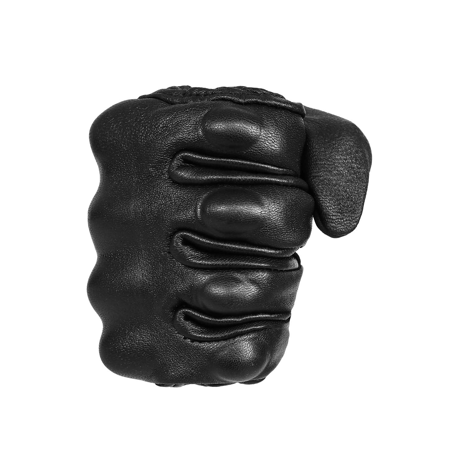 Full Finger Goat Skin Leather Touch Screen Motorcycle Gloves Men/Women S,M,L,Xl,Xxl (Non-Perforated, S)