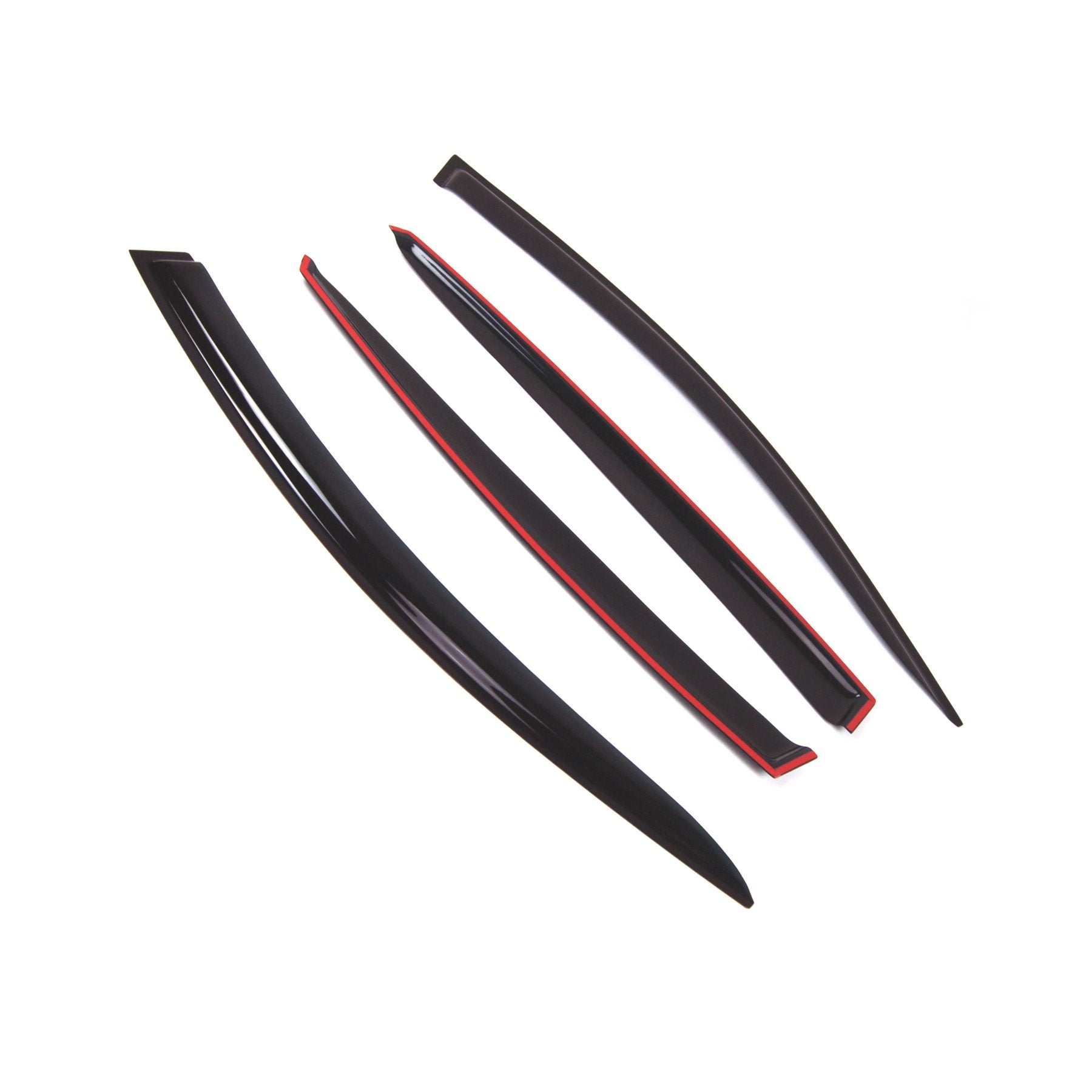 Car Window Rain Guard | Outside Mount Visors Auto Side Window Deflectors | Windows Visor Rain Shields Compatible With 2010-2015