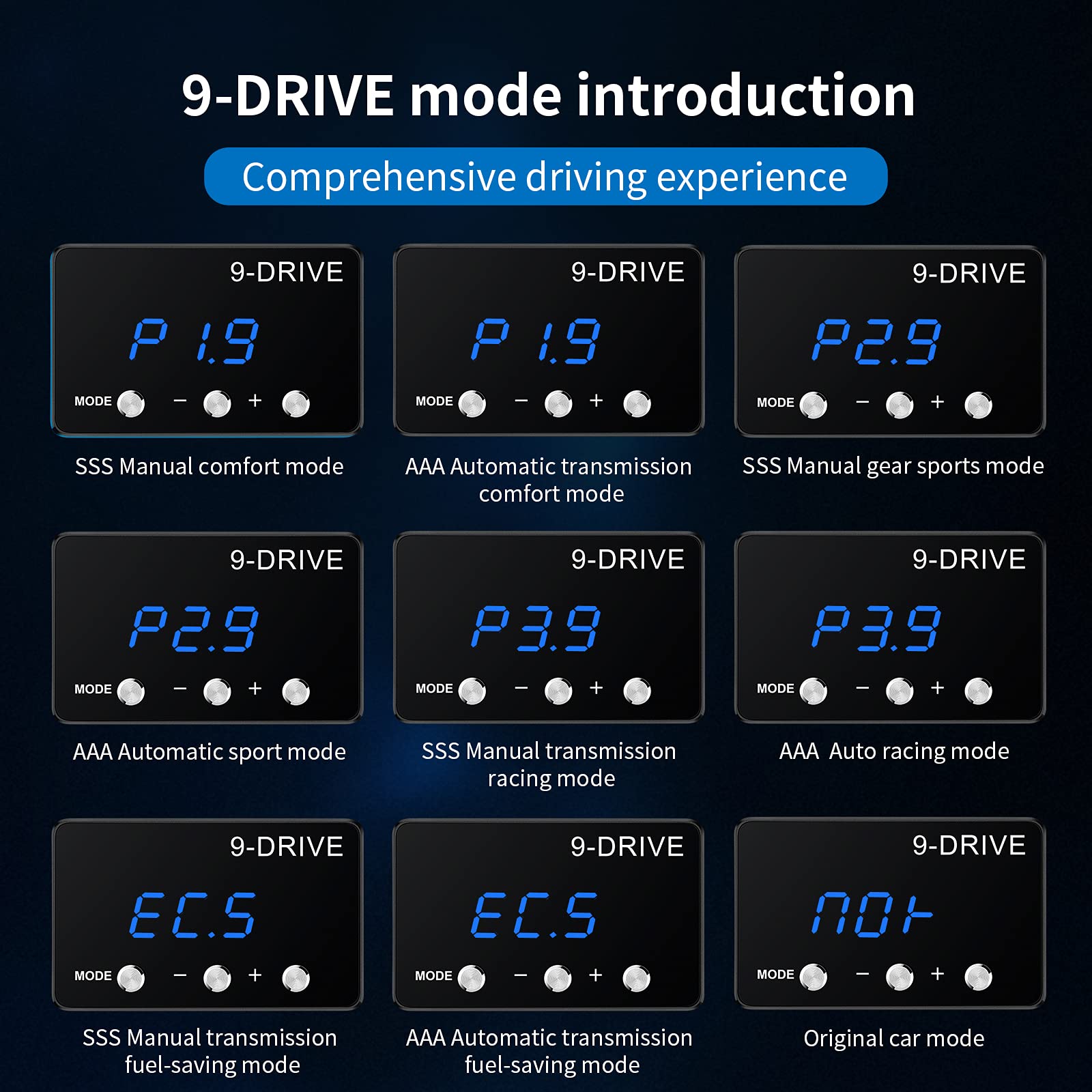 Throttle Response Controller 9 Drive Modes Smart Electronic Racing Accelerator Compatible With Toyota Tacoma Fj Cruiser 4Runner