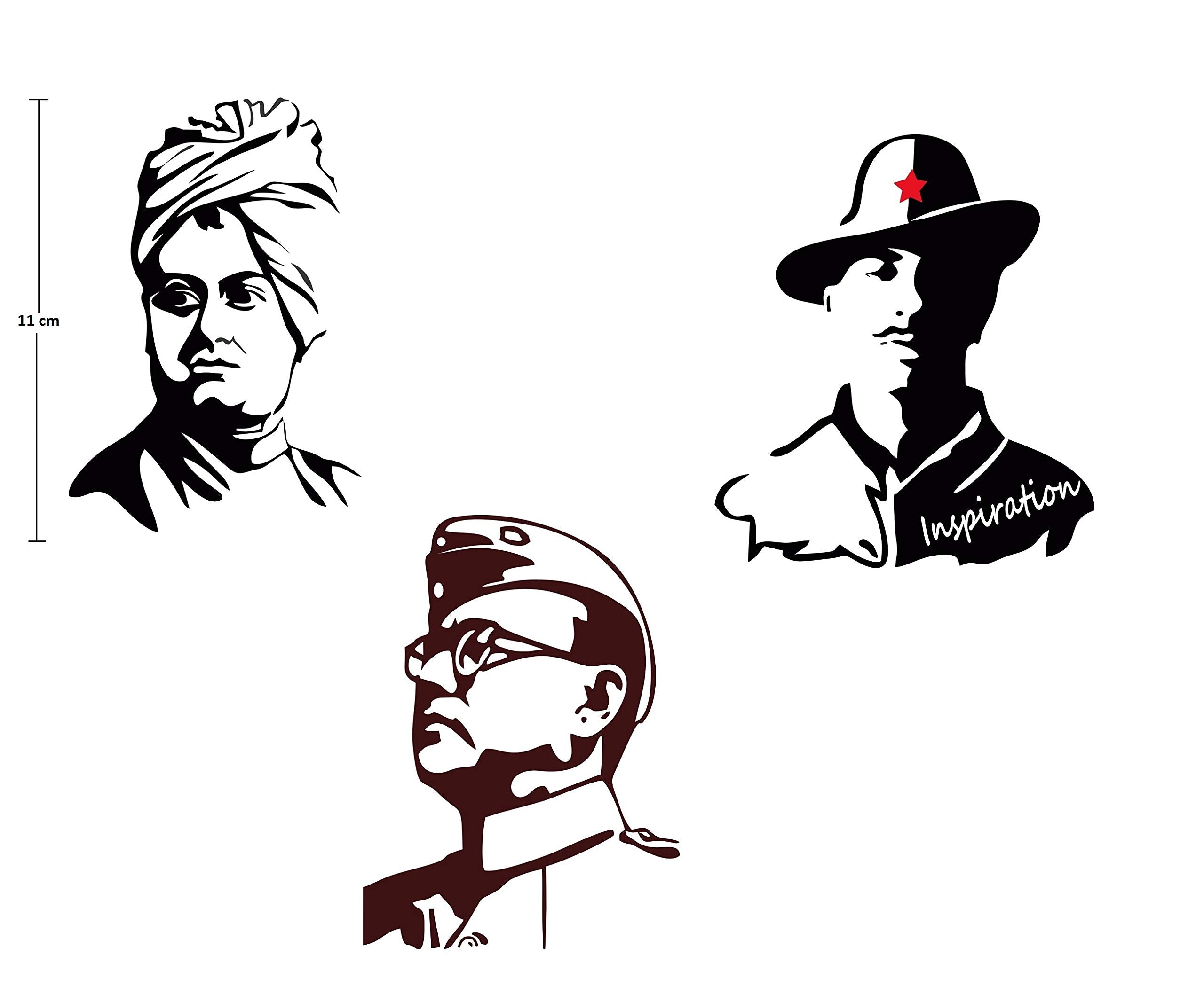 Asmi Collections Indian Patriot Stickers For Car, Bike, Scooter Etc.