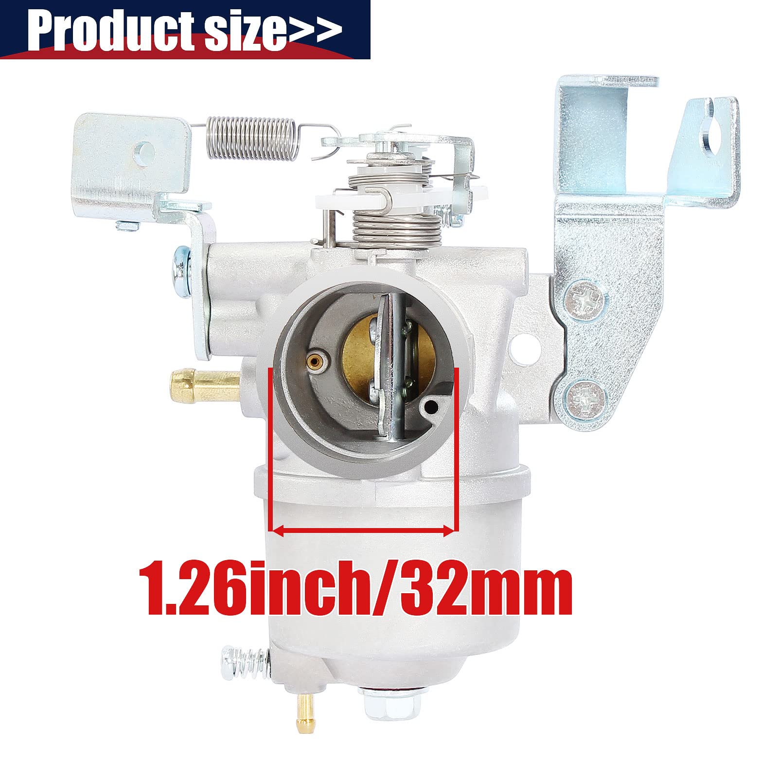QAZAKY Carburetor Compatible with Yamaha Gas Golf Cart G2 G5 G8 G9 G11 G14 4-Cycle Engine 1985-1996 J38-14101-00 J38-14101-01 J3