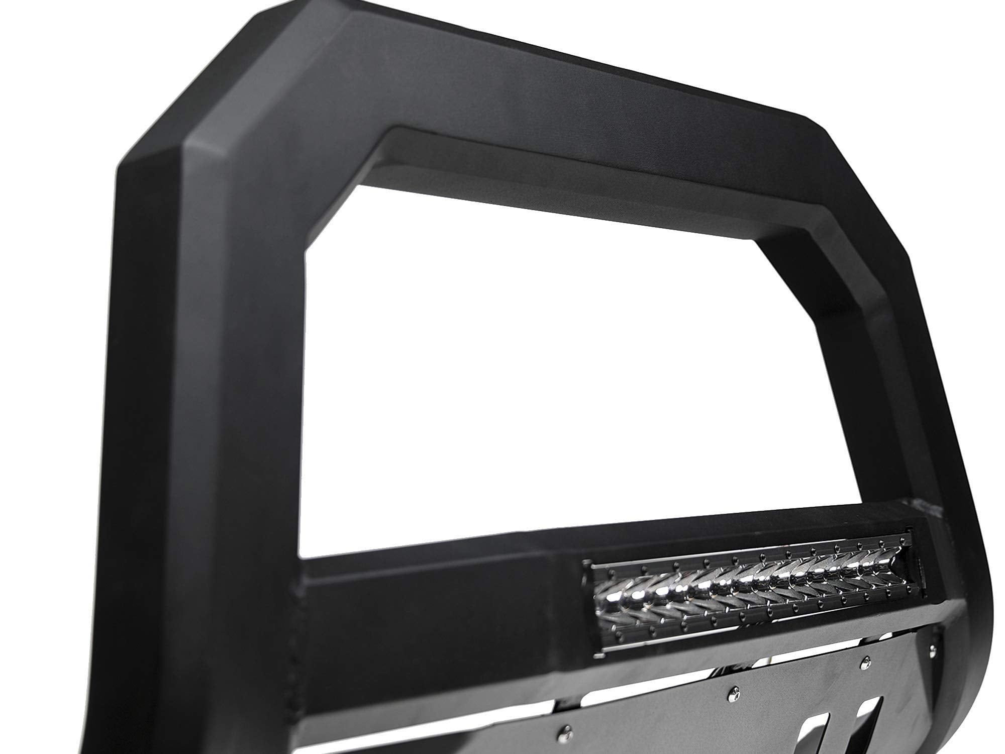 Armordillo Usa 7179882 Ar Bull Bar Bumper Guard With Led Bar - Matte Black Fits 2016-2022 Toyota Tacoma