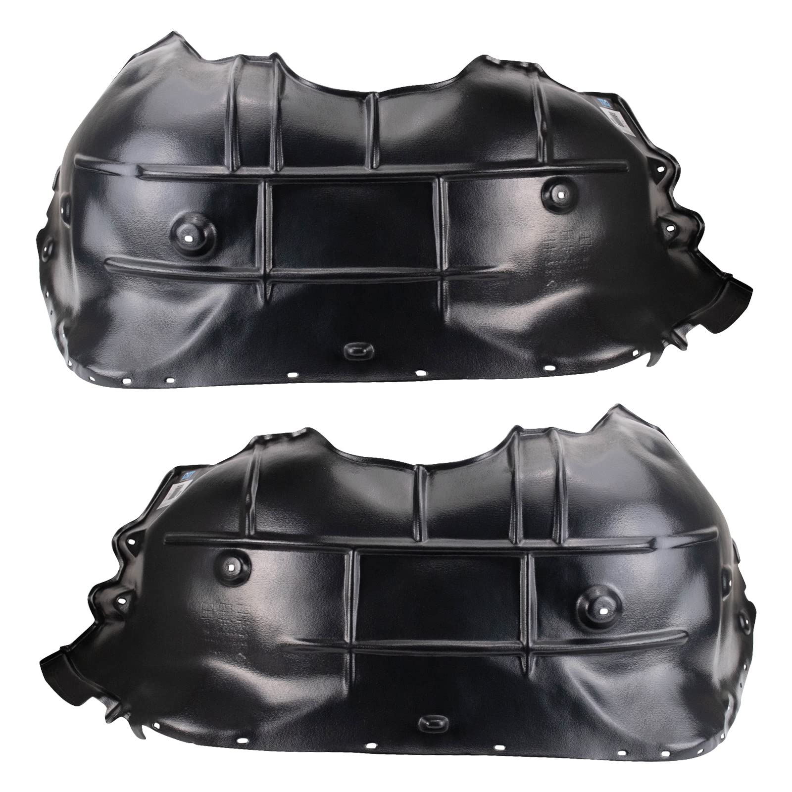 Trq Inner Fender Liner Set Compatible With 2014-2015 Chevrolet Silverado 1500 Gm1248323 Gm1249323