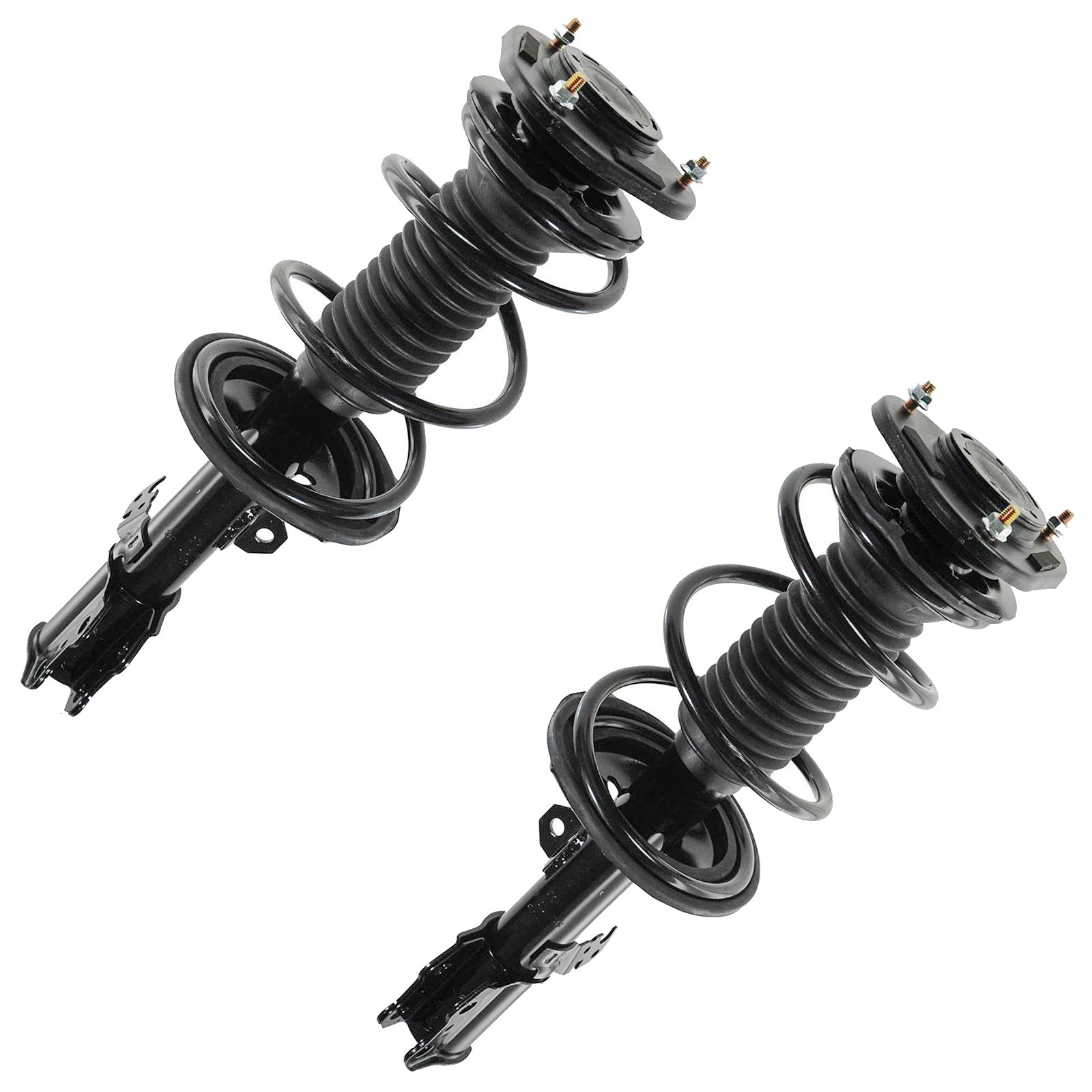 Trq Front Strut & Coil Spring Assembly Set Driver & Passenger Sides Compatible With 03-08 Toyota Corolla