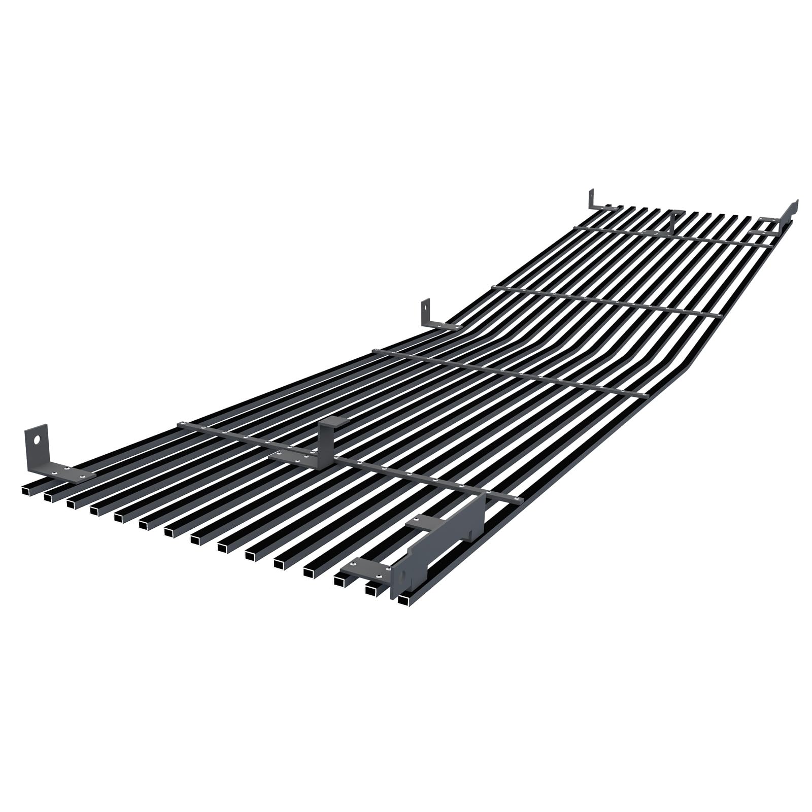 APS Stainless Steel Front Grille Insert for Chevy GMC C K Pickup 1981-1987 & Blazer Suburban Jimmy, Black, Model C85002J
