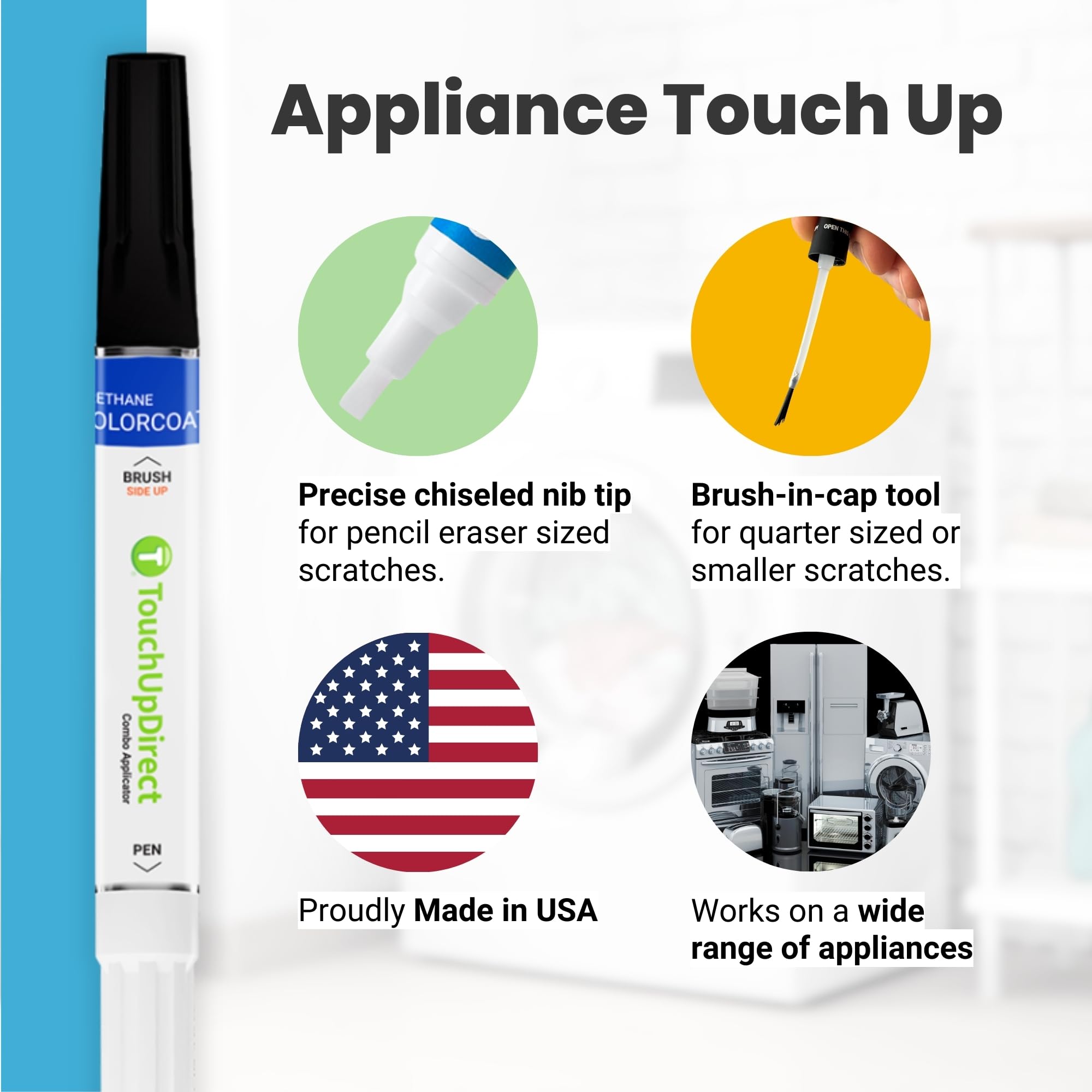 Touchupdirect Perfect Match General Electric White Appliance Touch Up Paint