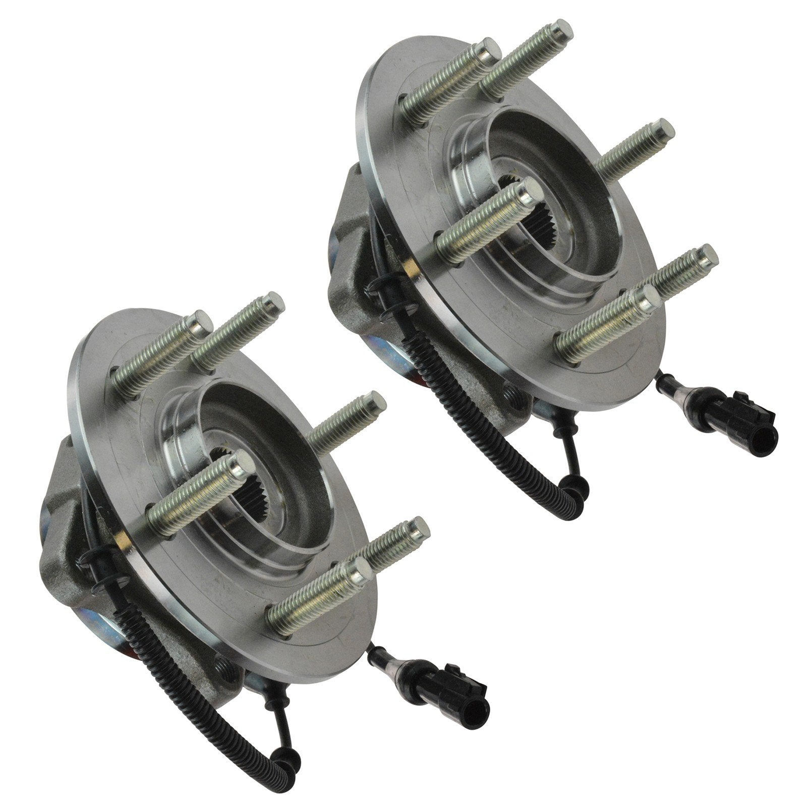 Trq Rear Wheel Hub Bearings Assembly Set Compatible With 2007-2010 Ford Expedition Lincoln Navigator