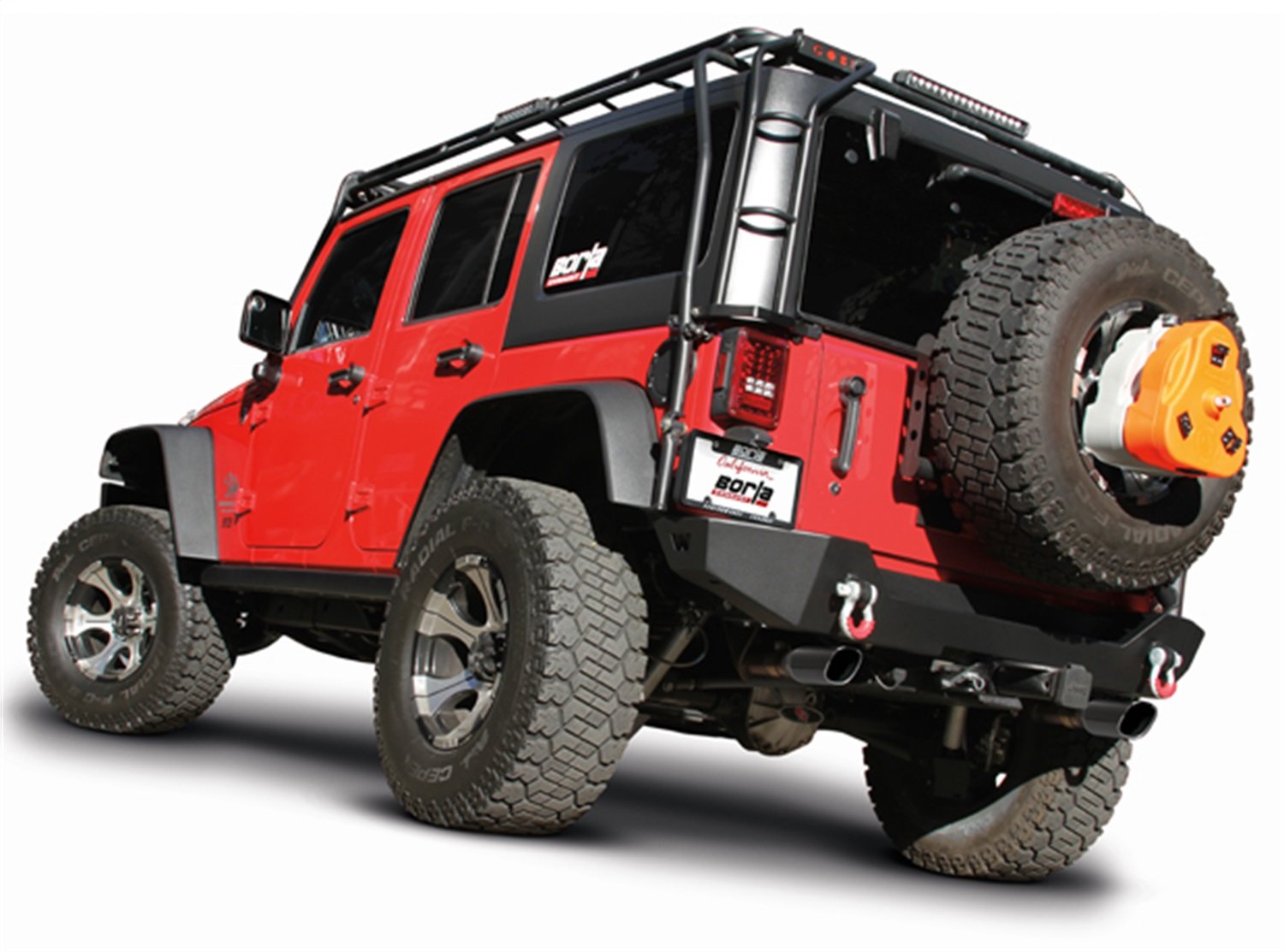 Borla 140459Bc Touring; Cat-Back System 12-14 Wrangler (Jk)