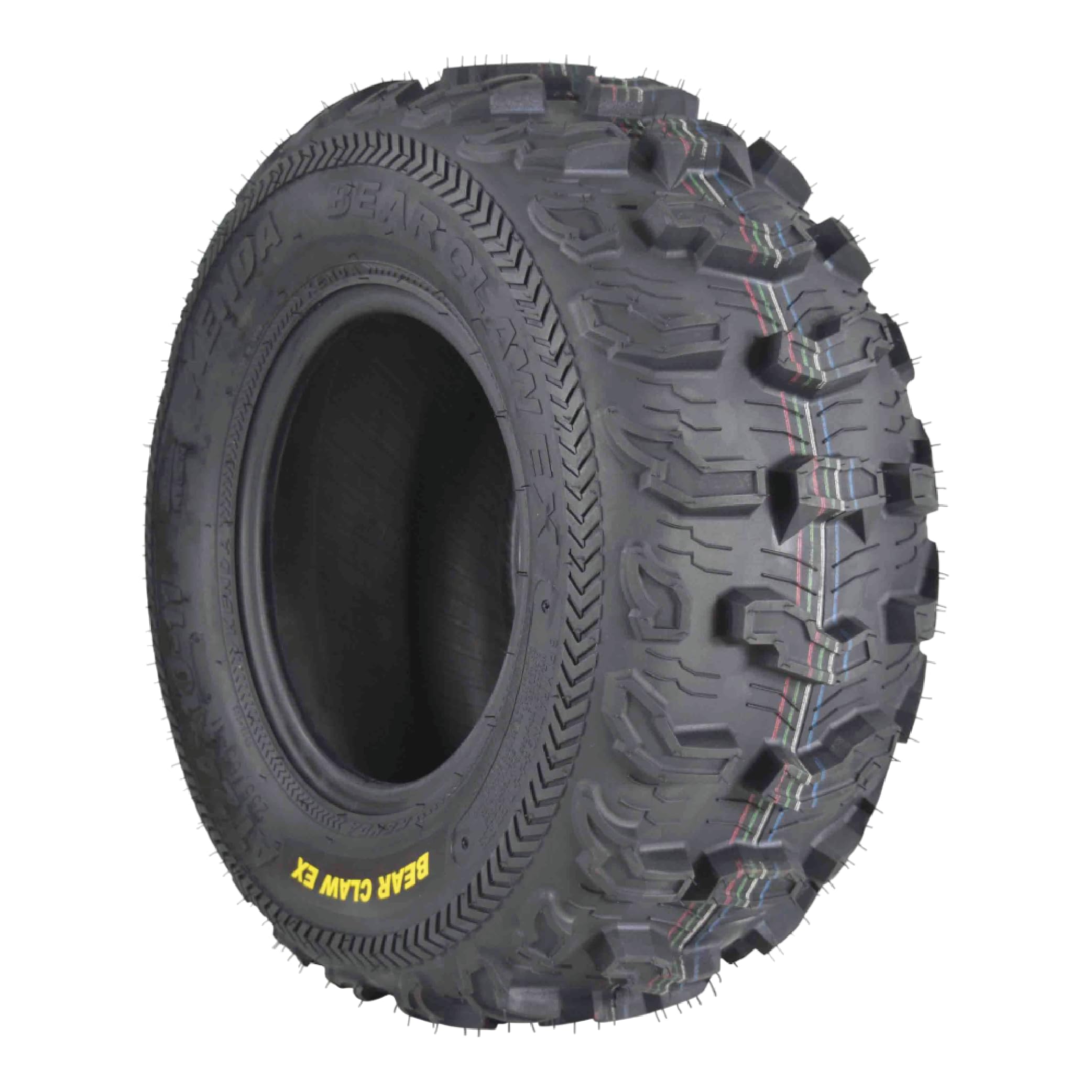 Kenda Bearclaw Ex K573-24X10-11 Rear Tire For All Terrain (Atv), Utv, And Side By Side (Sxs) Vehicles - 6-Ply - Bear Claw Ex 24X