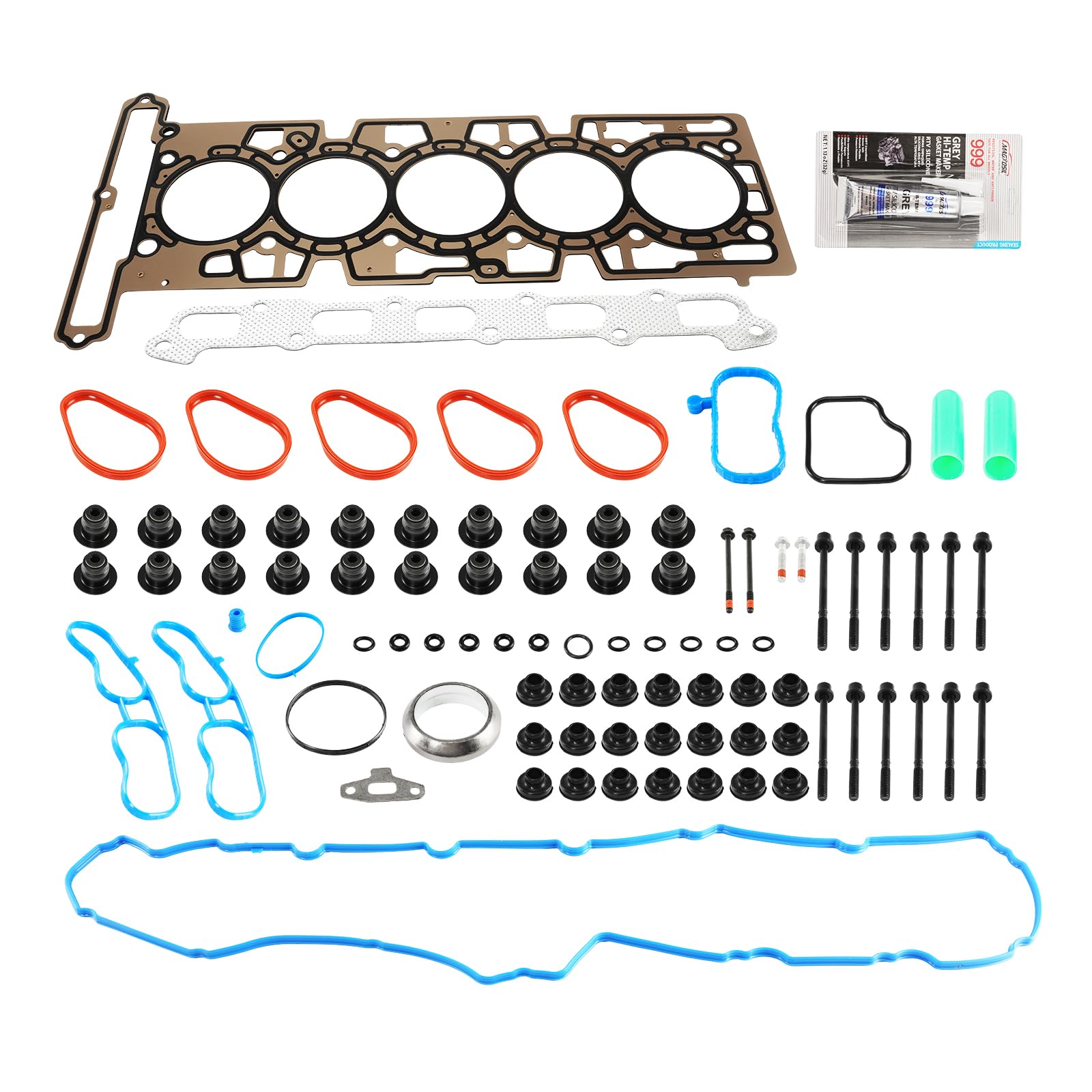 Kac 28Pcs Head Gasket Set Replacement For 04-06 Colorado/Canyon 3.5L,06 H3 3.5L,06 I-350 3.5L Oem# Hs26336Pt/Es71334/Es72195