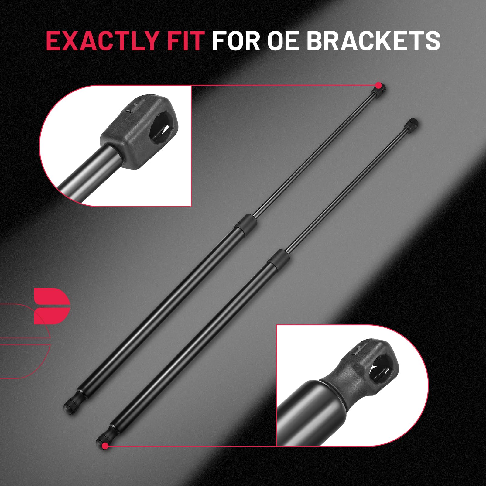 Bdfhyk Ml28100 30.9Inch 100Lbs (445N) Gas Shocks Struts Lift Support For Truck Bed, Tonneau Cover, Floor Hatch, Tailgate, Rv Out