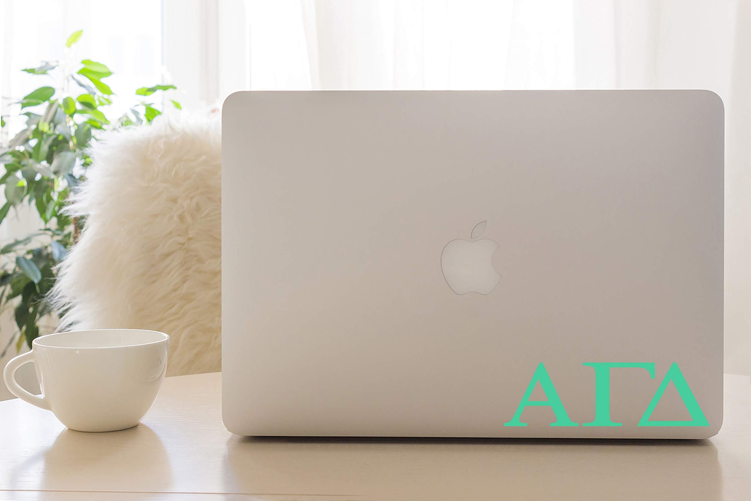 Pro-Graphx Alpha Gamma Delta Greek Sorority Sticker Decal, 2.5 Inches Tall, Mint