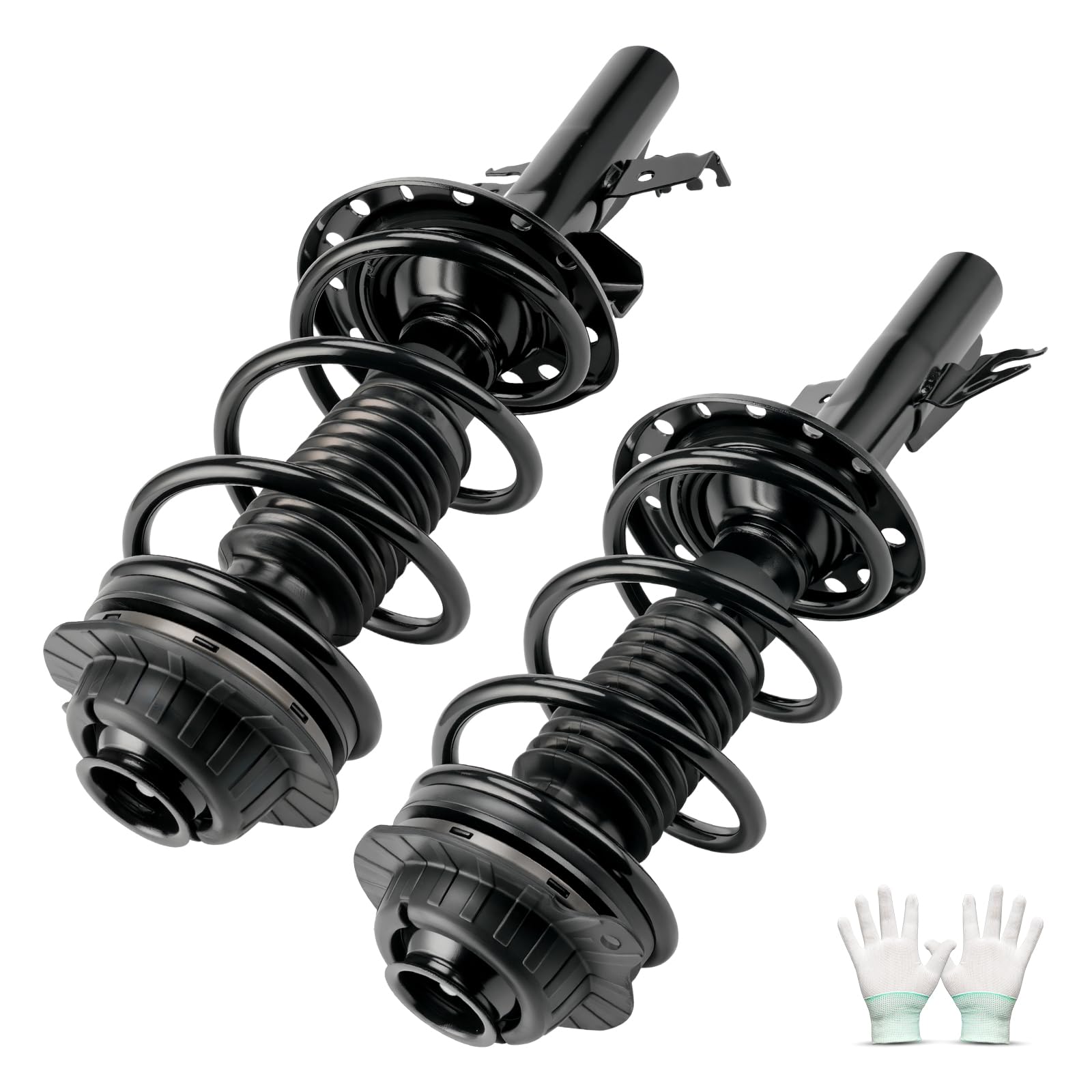 Torchbeam 2pcs Front Pair Complete Struts Shock Assembly for Dodge 2013-2016 Dart Suspension struts & Coil Spring Shocks Absorbe
