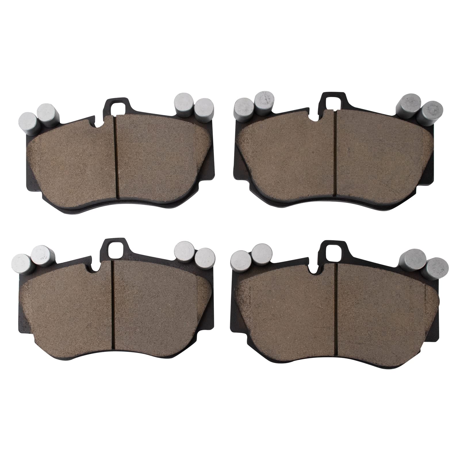 TRQ Front Brake Pads Ceramic Compatible with 2012-2015 Audi R8 2013-2015 RS5 2005-2010 Porsche Cayenne