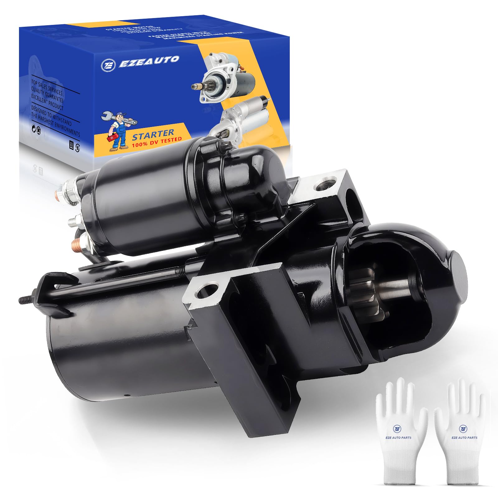 Ezexpreze Mercruiser Volvo Penta Starter New for 4.3 5.0 5.7 6.2 7.4 8.1 8.2L V6 V8, Mercury Marine 863007A1 50-863007A1 Arco 30