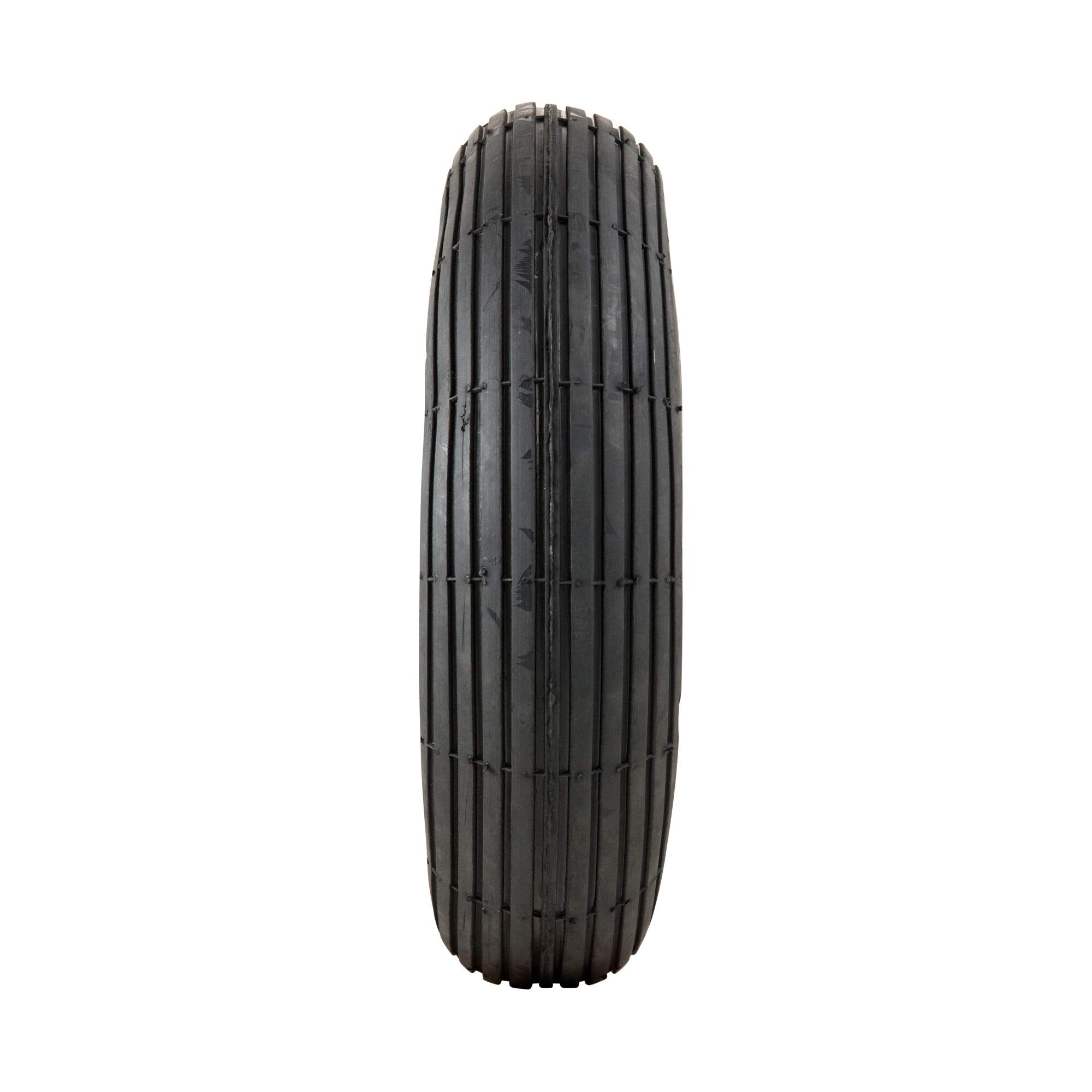 Marathon Pneumatic Wheel Tire and Tube, 4.00-6", Black, Rubber, Model 20901