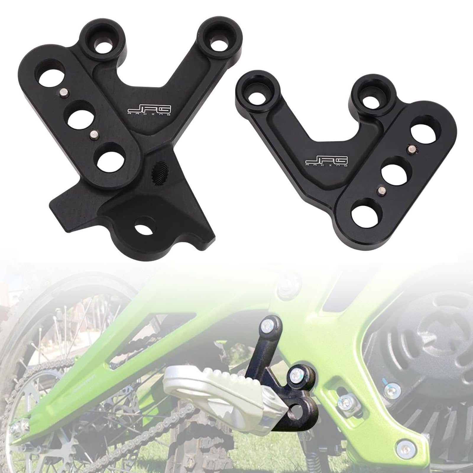 Motorcycle Footbracket Sur Ron Foot Pegs Bracket CNC Billet T6-6061 Aluminum Dirt Bike Foot Rest Bracket For Light Bee Sur-Ron X