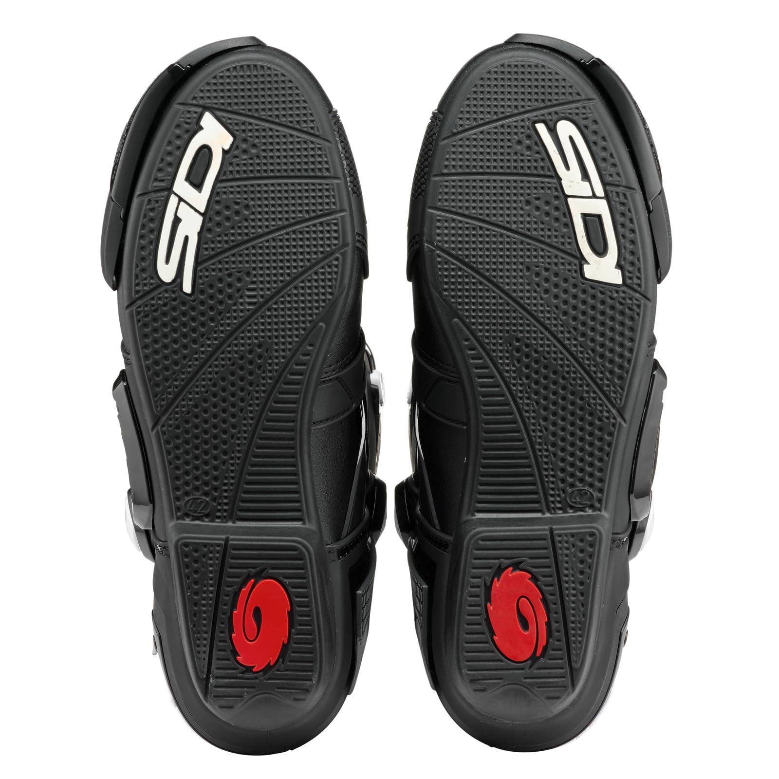 SIDI Men Motorcycle Boots, Black White, 45 EU