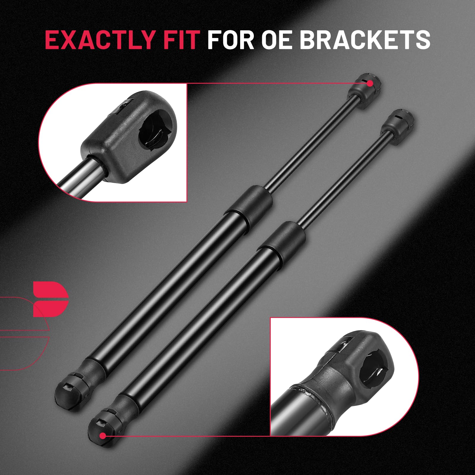 Bdfhyk C16-23994 15Inch 60Lbs (265N) Gas Shocks Struts Lift Support For Leer Camper Shell Window Truck Canopy Cap Cover Cabinets