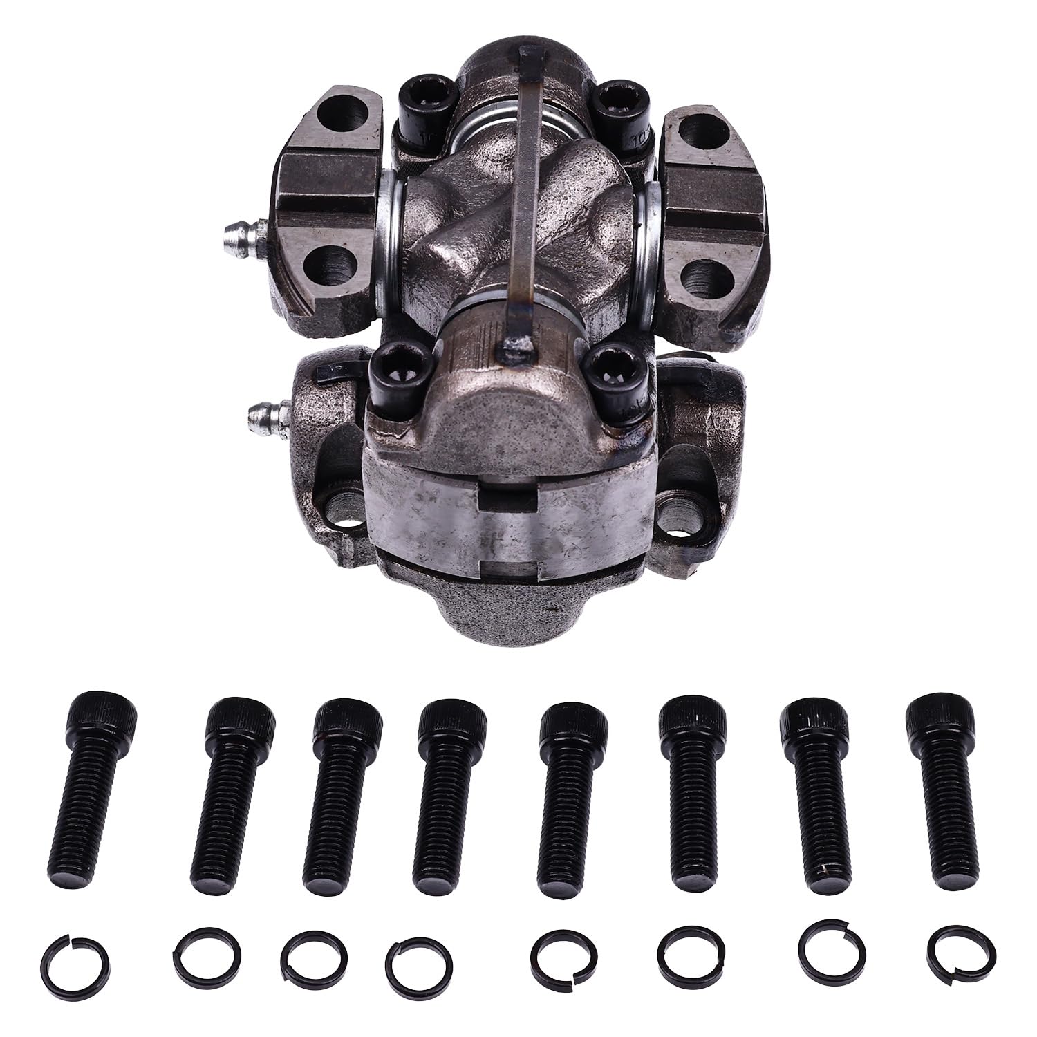 WQSING Spider U-Joint Front Rear 6598347 7359851 Compatible with Bobcat 542 542B 543 543B 553 620 630 631 632 641 642 642B 643 6