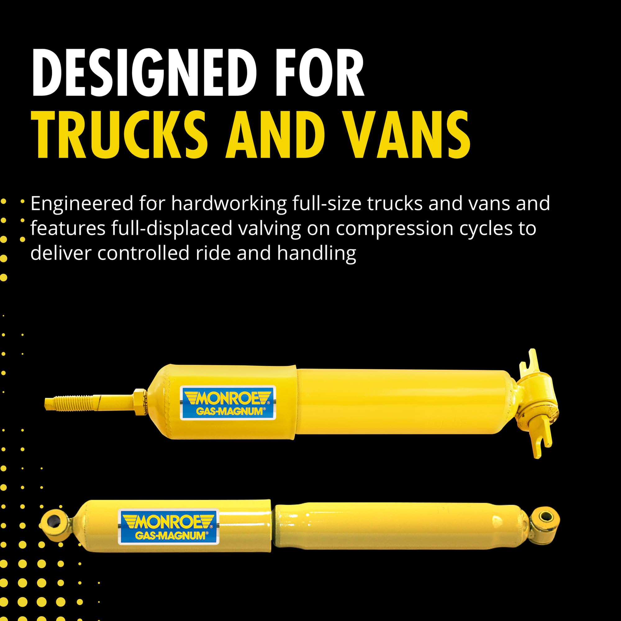 Monroe Gas-Magnum 34732 Suspension Shock Absorber For Ford F-250 Hd