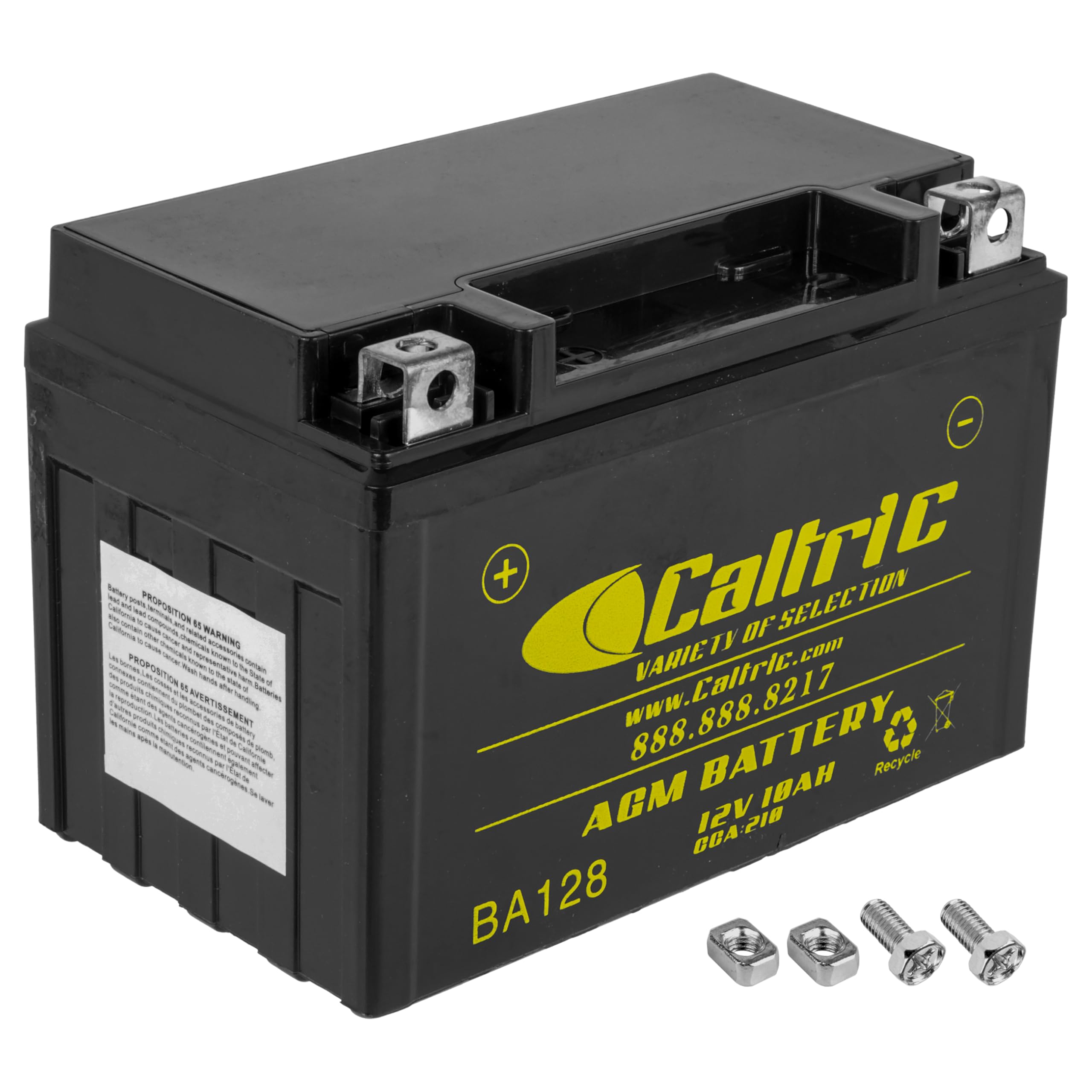 Caltric Agm Battery Compatible with Honda Vt750C Vt750Ca Shadow Aero 750 Abs 2004-2009