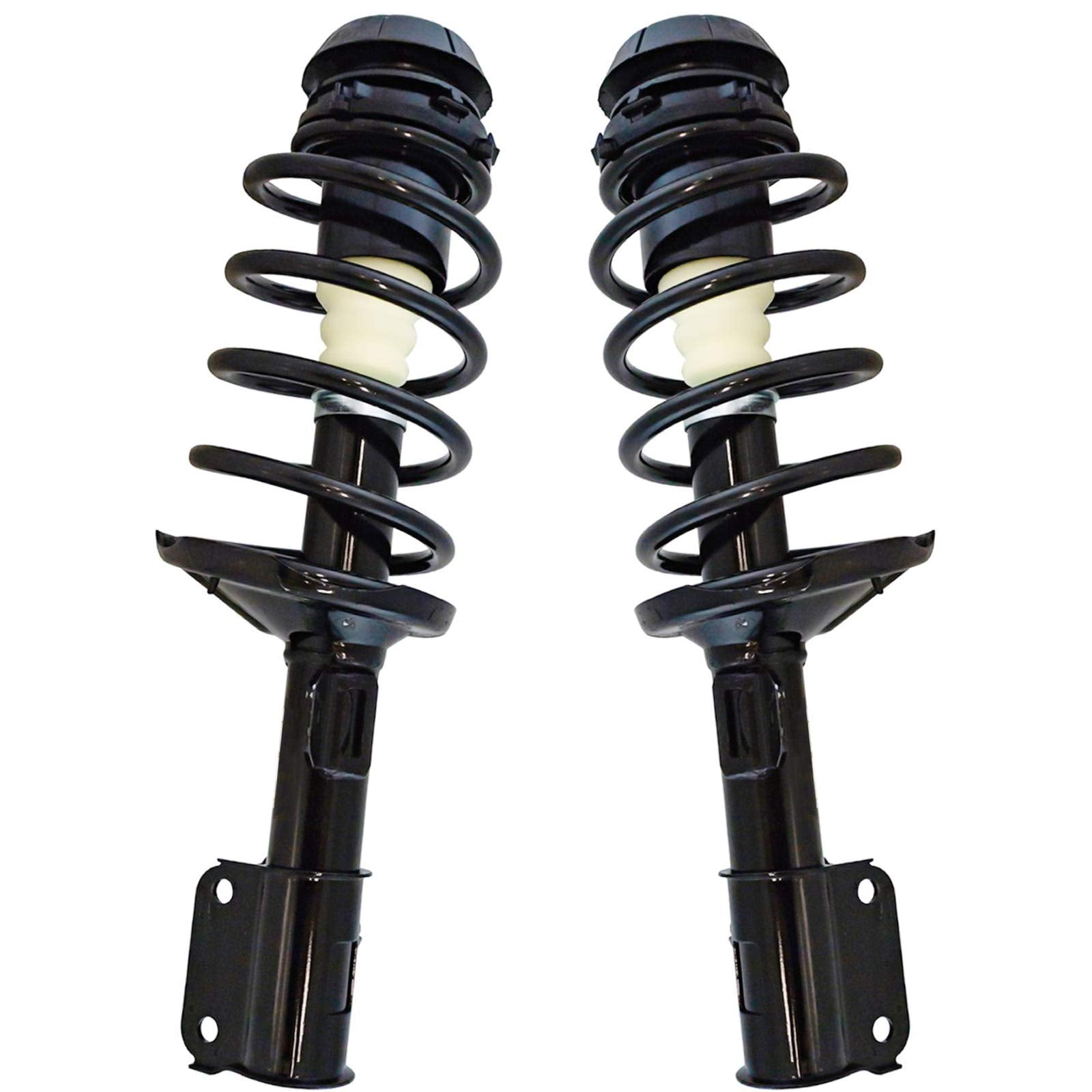 Trq Front Strut & Coil Spring Assembly Set Driver & Passenger Sides Compatible With 04-08 Suzuki Forenza 05-08 Reno