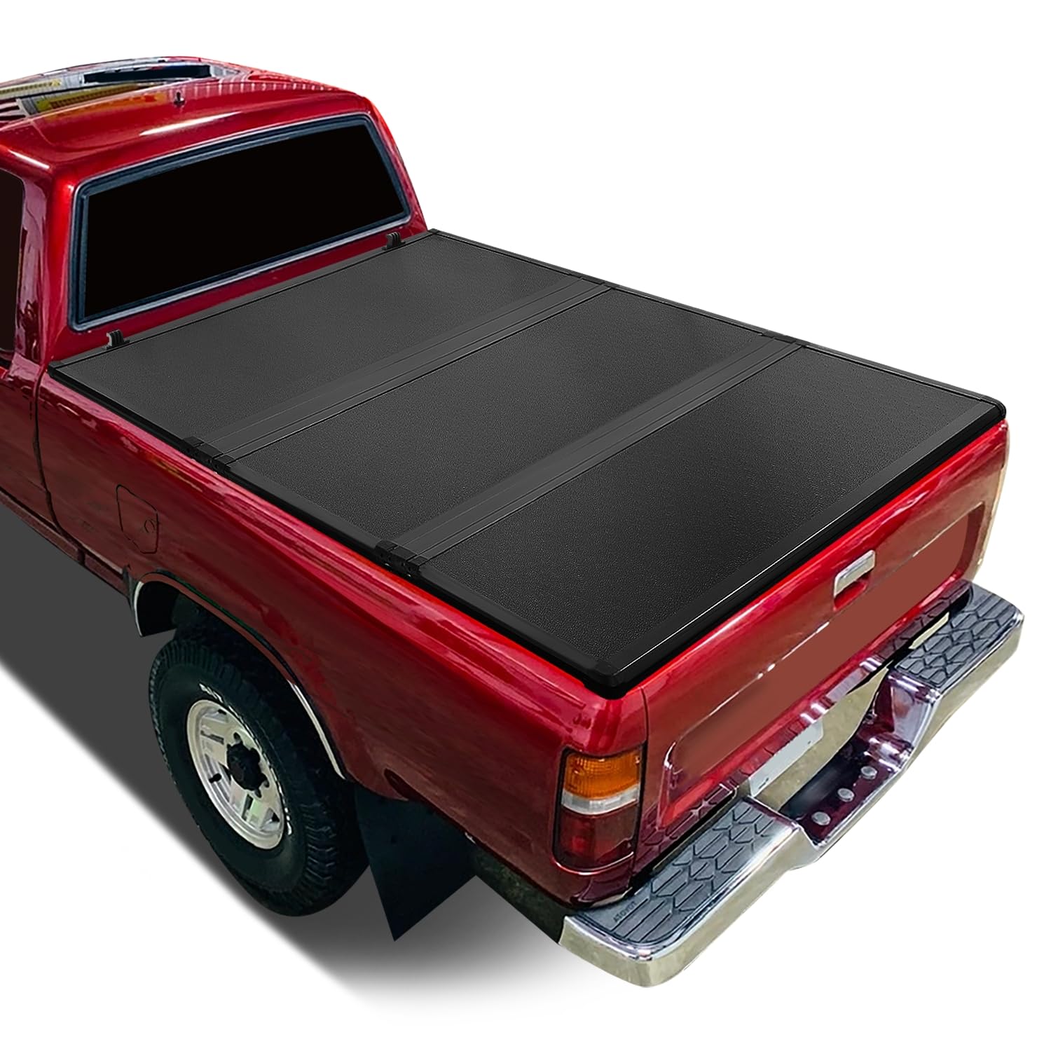 Auto Dynasty Soft Roll-Up Truck Bed Tonneau Cover Compatible With 1989-1994 Toyota Pickup / 1995-2004 Tacoma 6Ft Fleetside/Style