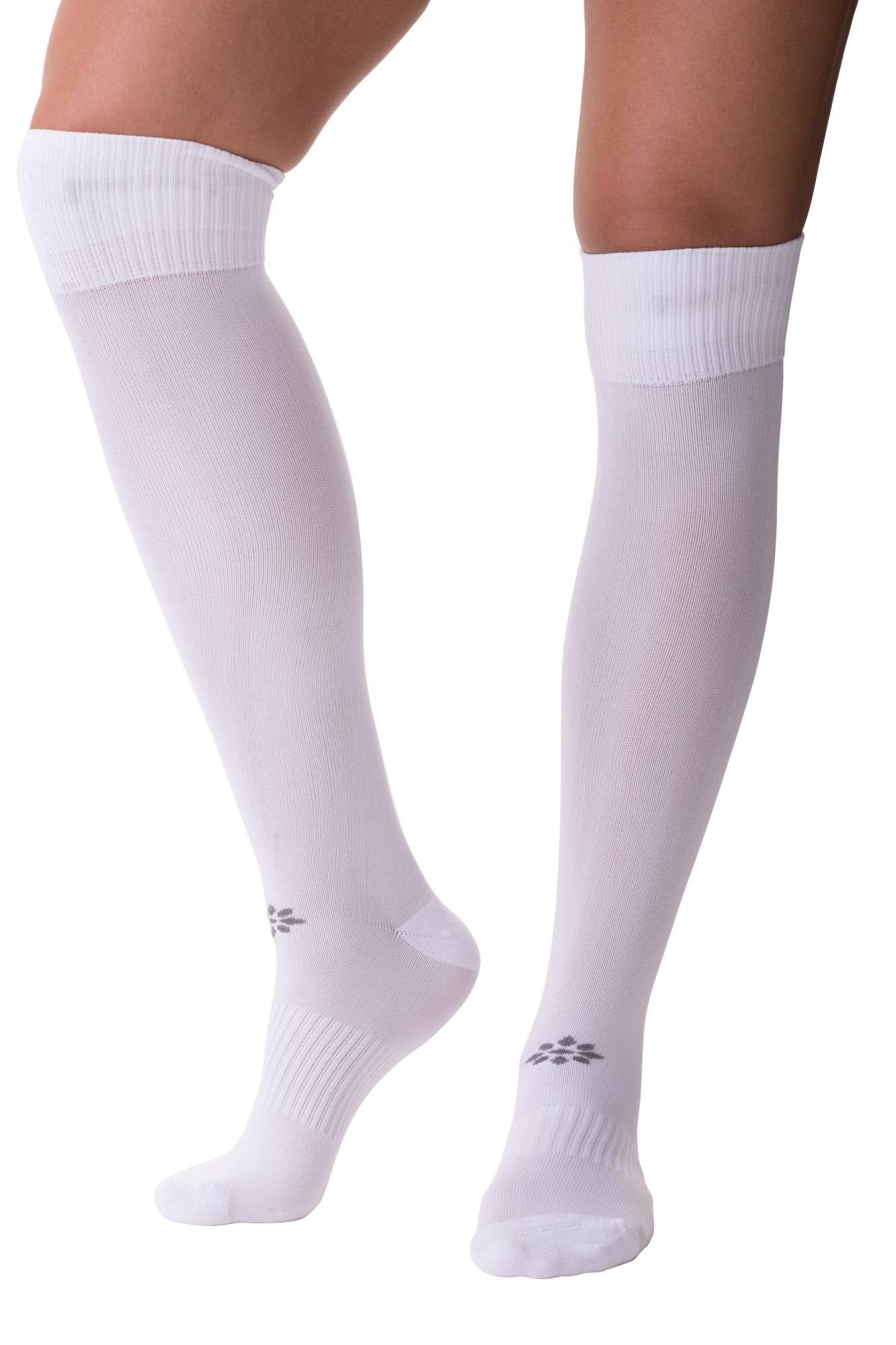 RIP-IT Classic Softball Over The Knee Sock - White, Medium/Large, Model 443000-100-F18-ML