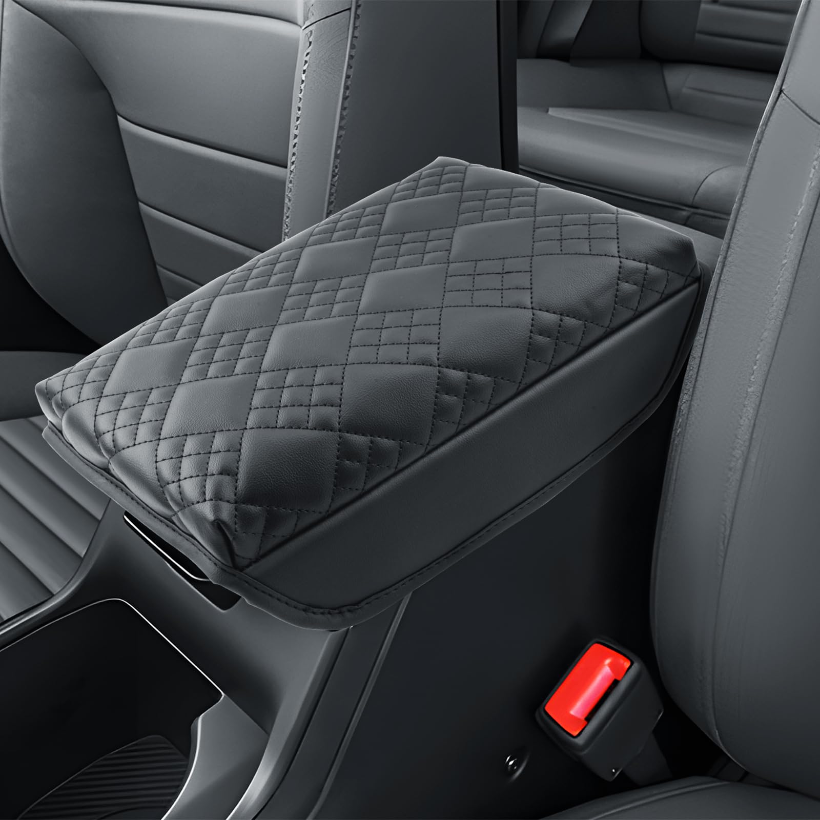 Bibibo For 2025 Kia K4 Center Console Armrest Cover 2025 Kia K4 Ex/Lx/Gt-Line/Gt-Line Turbo Arm Rest Cover 2025 Kia K4 Accessori