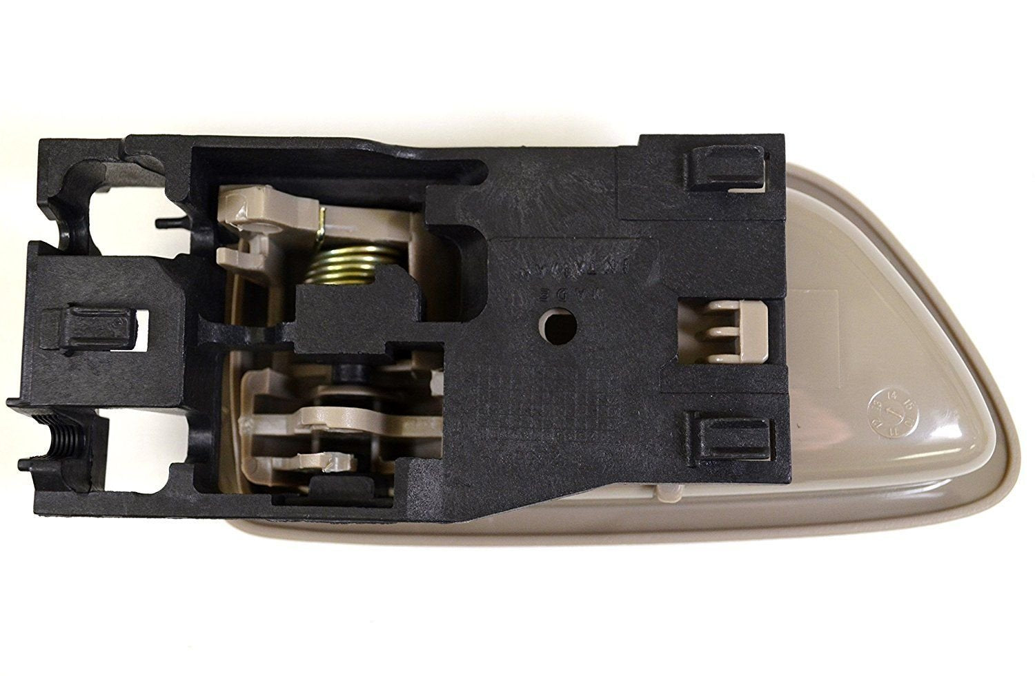 Eynpire 8017 Front/Rear Left Driver Side Interior Door Handle Beige/Tan Compatible with 2001-2007 Toyota Sequoia; 2004-2006 Toyo