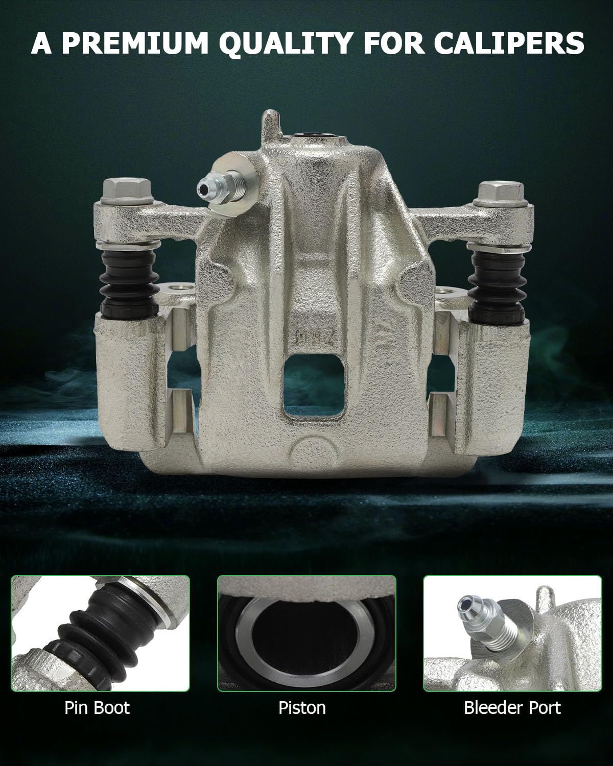Scitoo Rear Left Brake Caliper With Bracket 19B3101 Fit For Hyundai For Sonata 06-08,For Hyundai For Tucson 05-09,For Kia For Ma